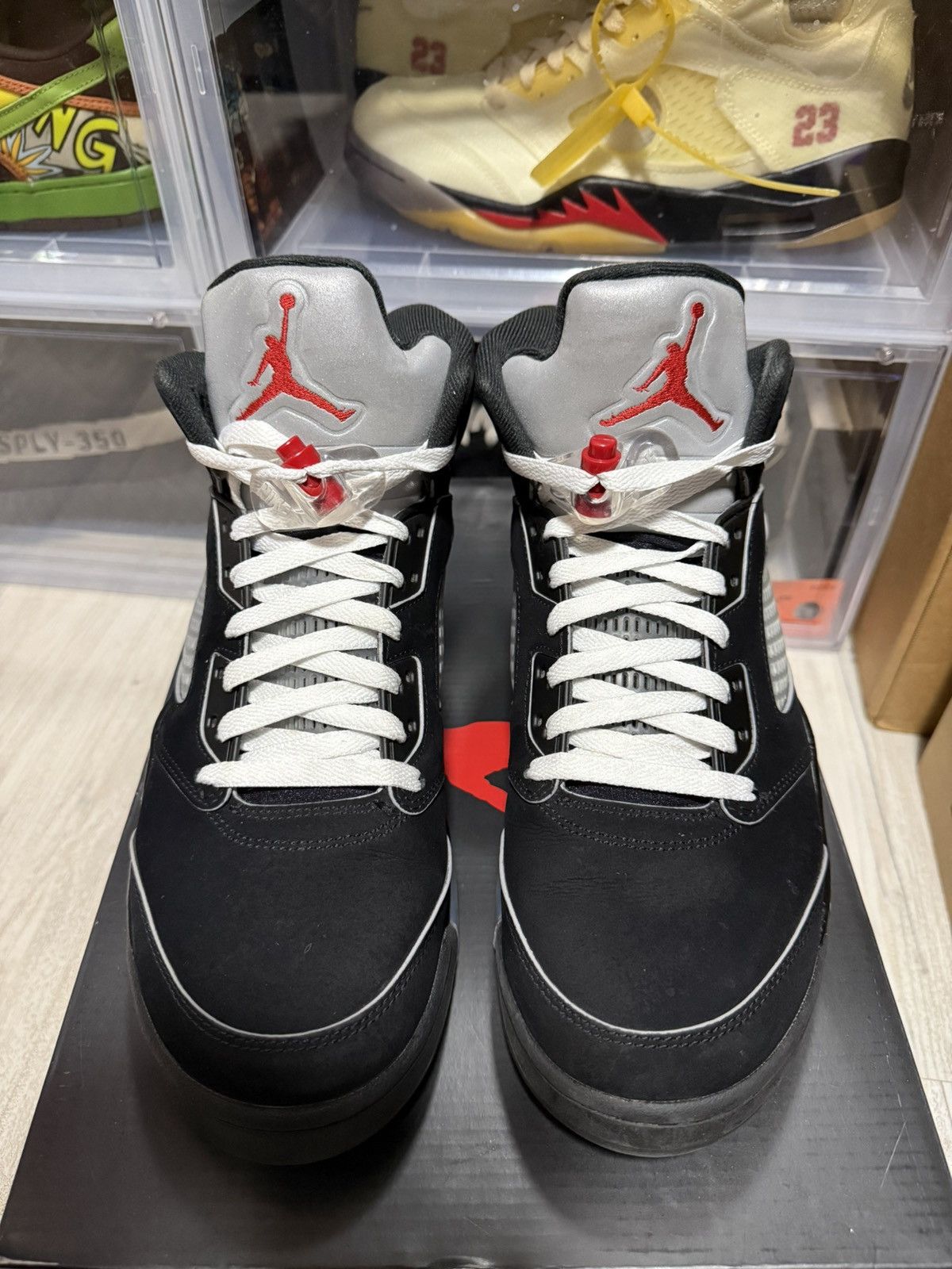 Jordan Brand Air Jordan 5 Retro OG Black Metallic Reimagined Size US 10.5 / EU 43-44 - 4 Thumbnail