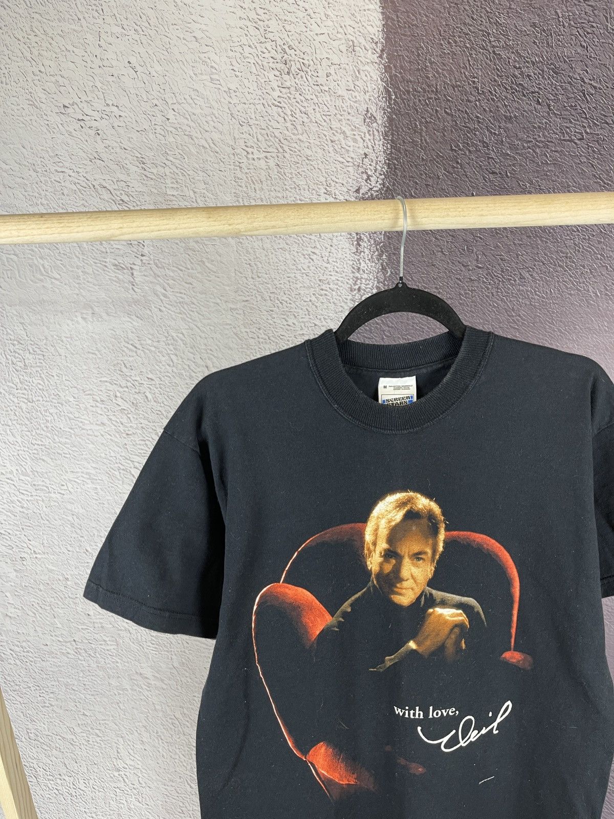 Band Tees × Vintage 90s vintage Neil Diamond 1999 World Tour Europe band tee Size US M / EU 48-50 / 2 - 3 Thumbnail