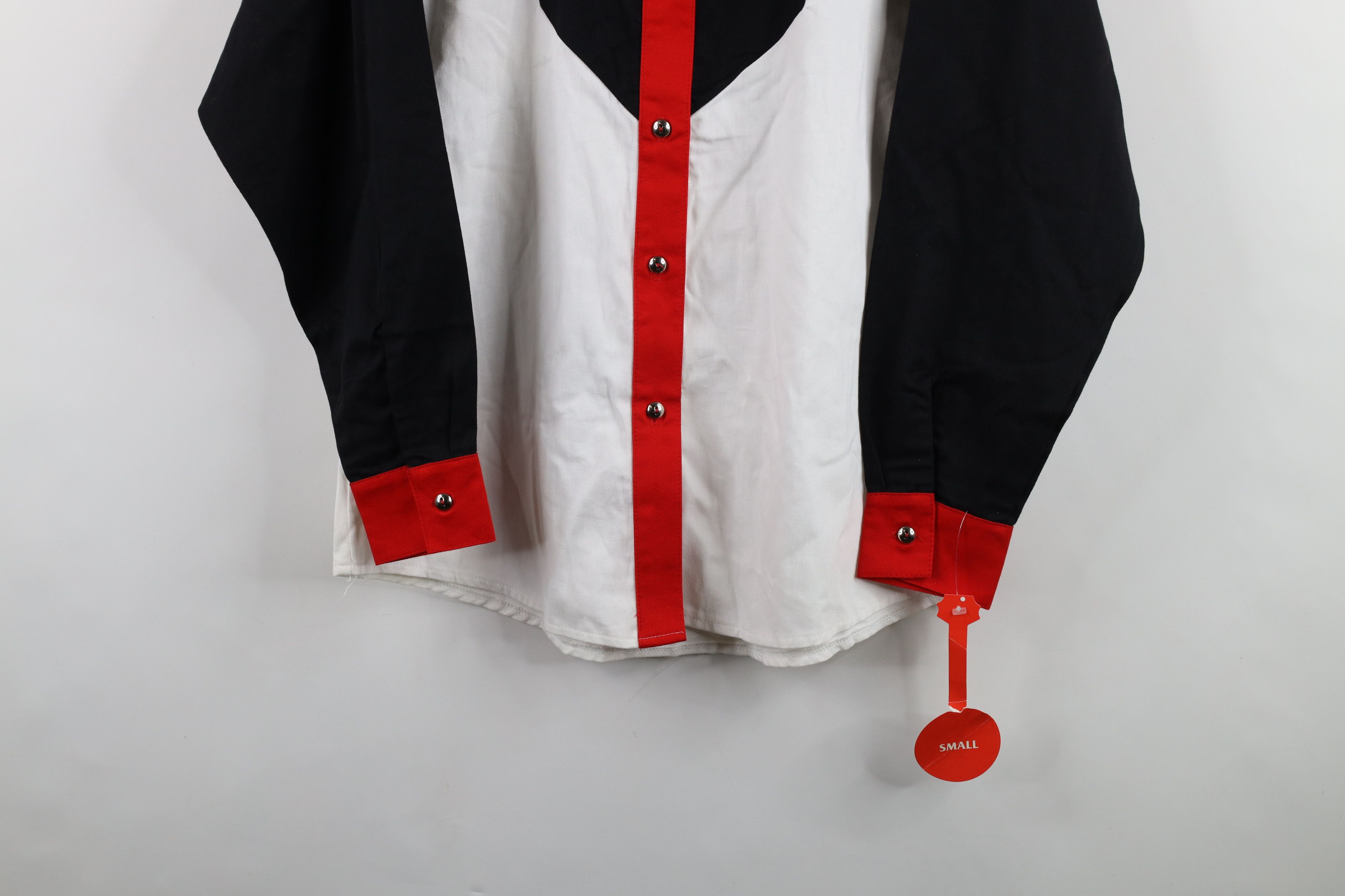 Vintage Deadstock Vintage 90s Rockabilly Western Button Shirt USA Size S / US 4 / IT 40 - 3 Thumbnail