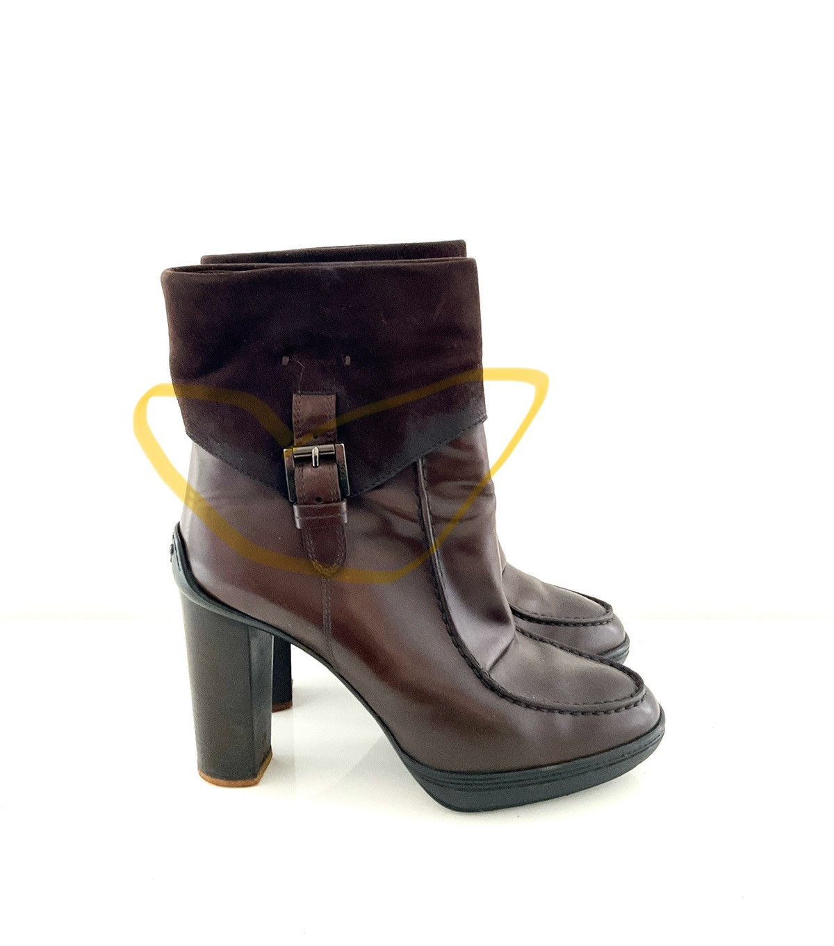 Tod's Tod’s ankle boots high heels brown Size US 7 / IT 37 - 6 Thumbnail