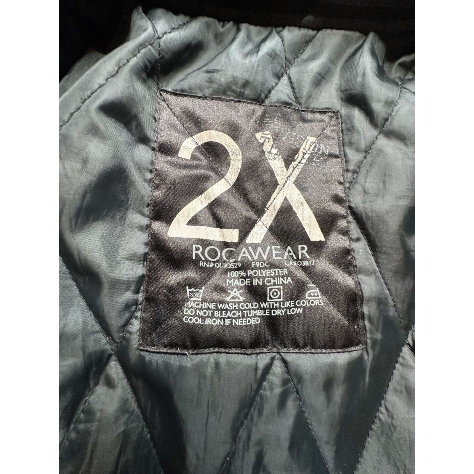 Rocawear Vintage Rare 2000’s Y2K Rocawear Bomber Satin Jacket 2XL Size US XXL / EU 58 / 5 - 10 Thumbnail