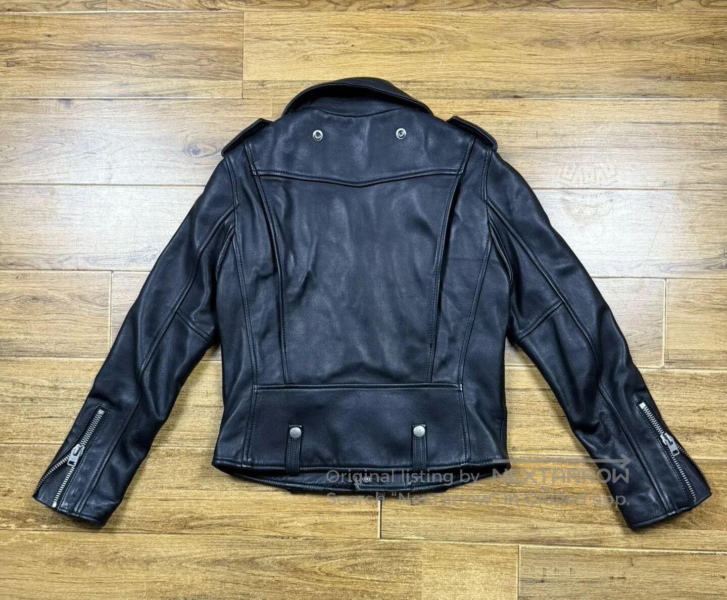 Coach COACH Black Leather Biker Jacket. Size US M / EU 48-50 / 2 - 2 Thumbnail