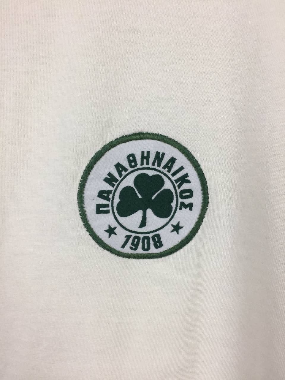 Vintage Vtg Authentic Line Panathinaikos Football Club Logo Tee Size US M / EU 48-50 / 2 - 5 Thumbnail