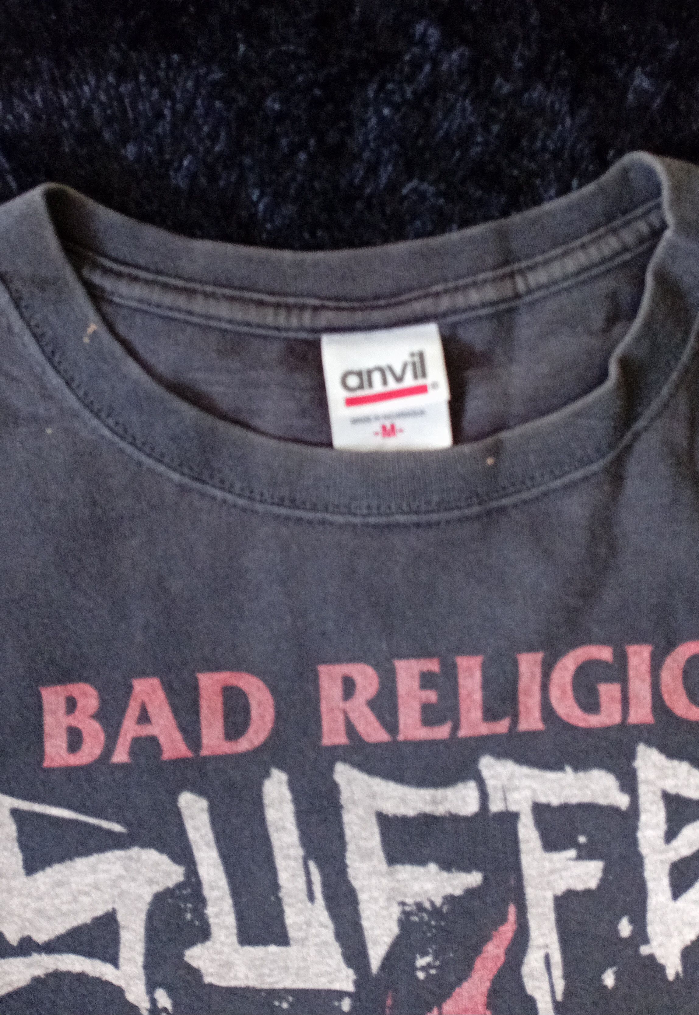 Band Tees × Vintage Vintage Bad Religion Shirt Bad Religion Suffer shirt Size US M / EU 48-50 / 2 - 3 Thumbnail