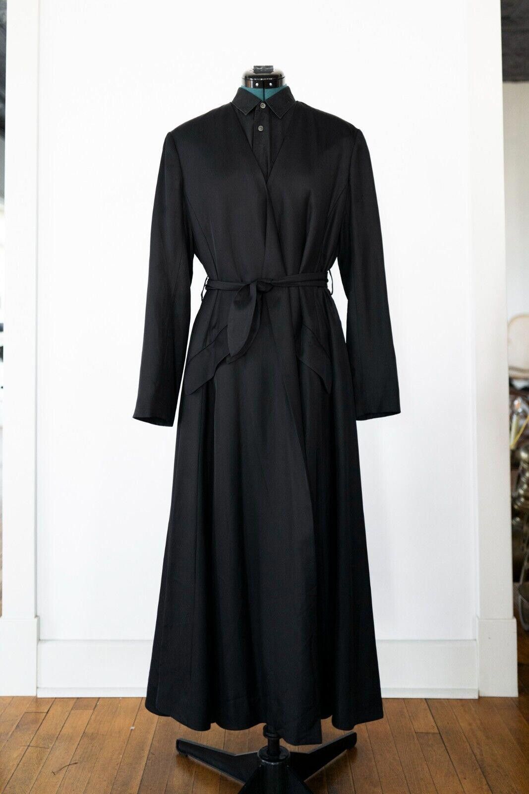 The Row The Row Womens Black Overcoat sz. L Size L / US 10 / IT 46 - 1 Thumbnail