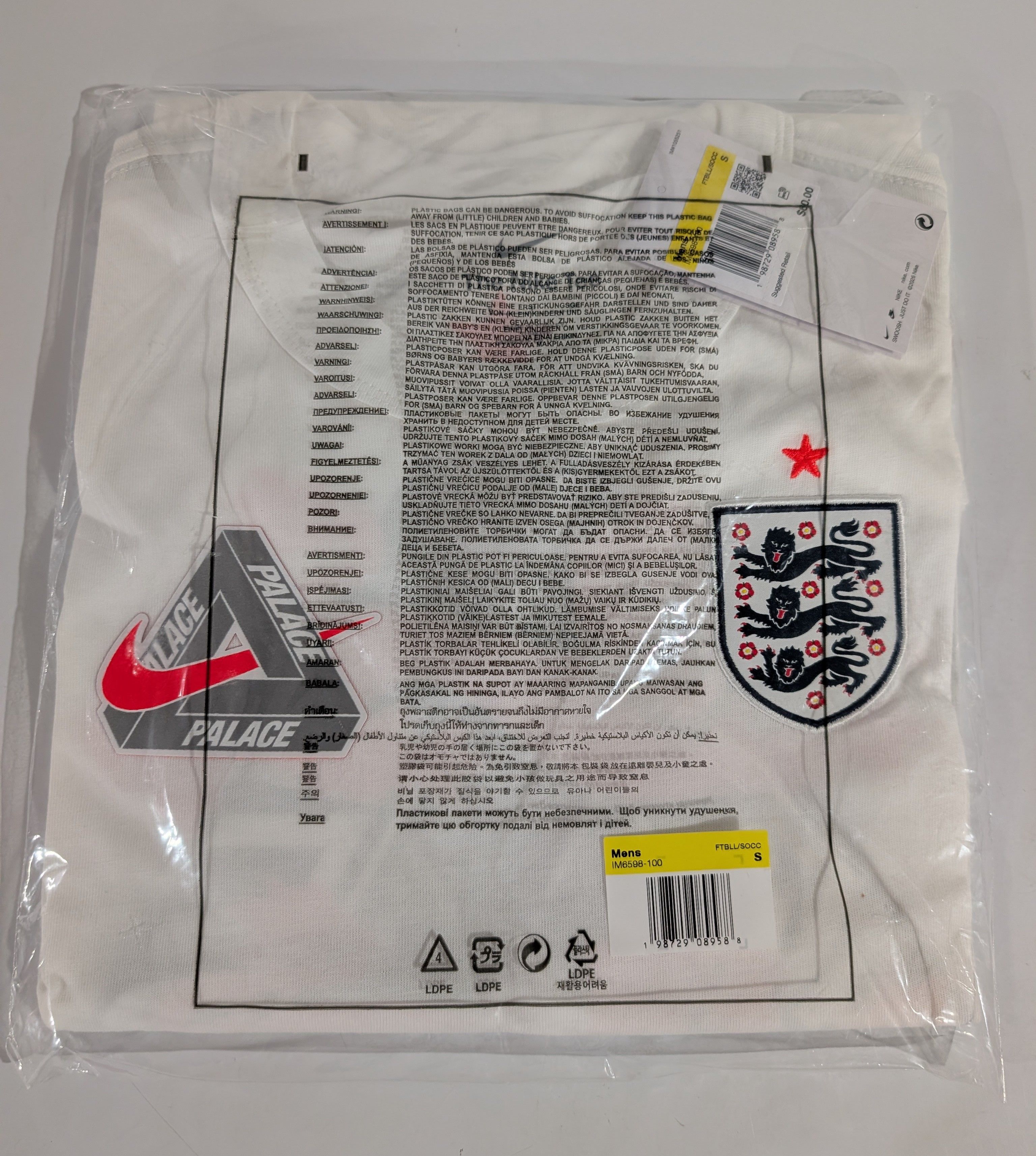 Palace Palace x Nike England T-Shirt Size US S / EU 44-46 / 1 - 4 Thumbnail