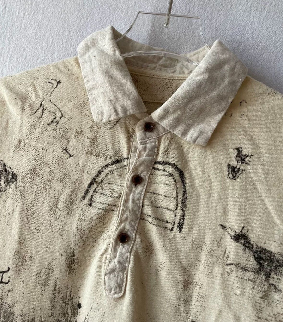 Kapital Kapital Hirata Kazuhiro Short sleeved Cotton Artistic Shirt Size US S / EU 44-46 / 1 - 4 Thumbnail