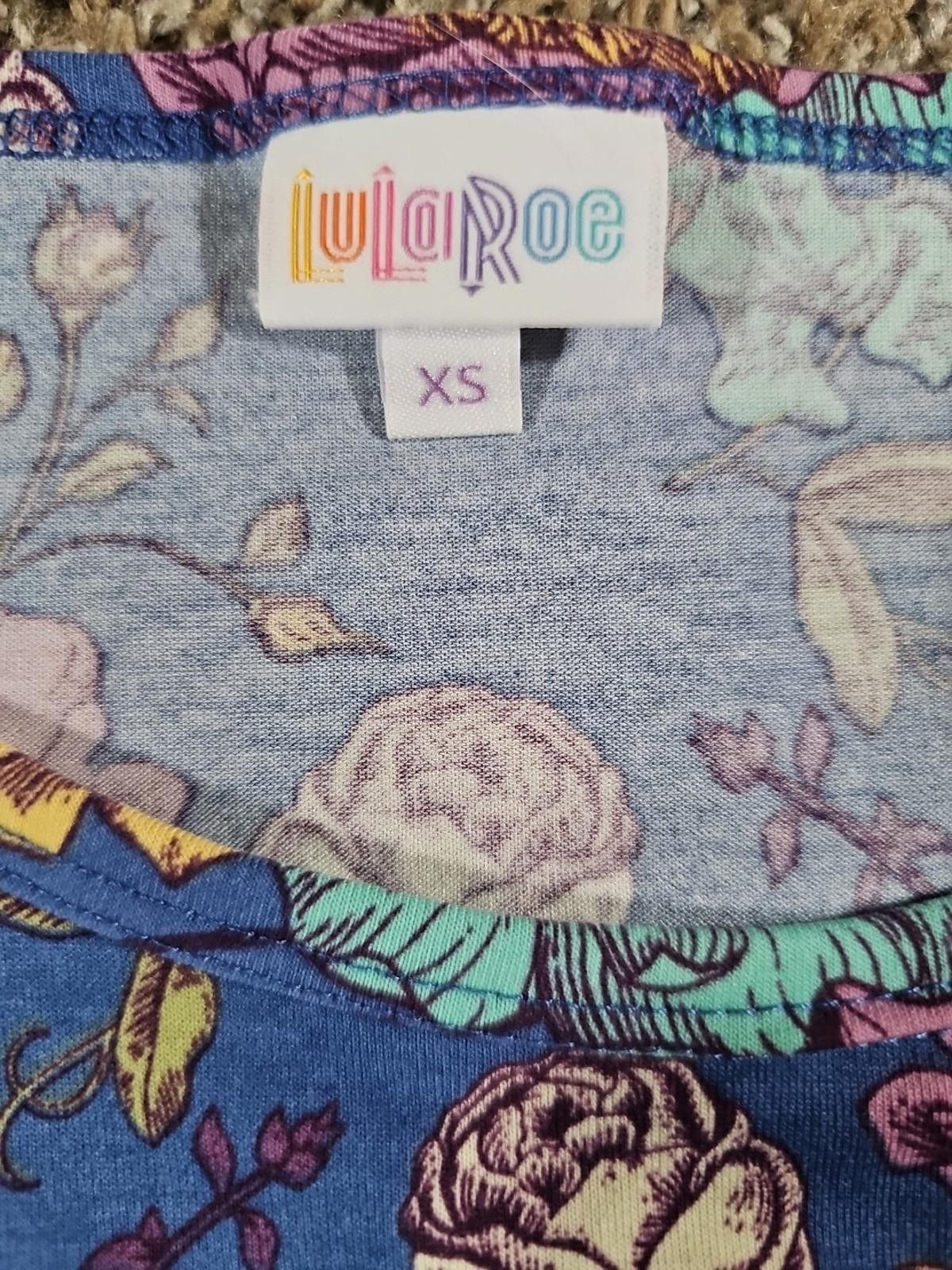 Other LuLaRoe XS Floral Dress Multicolor Size XS / US 0-2 / IT 36-38 - 2 Thumbnail