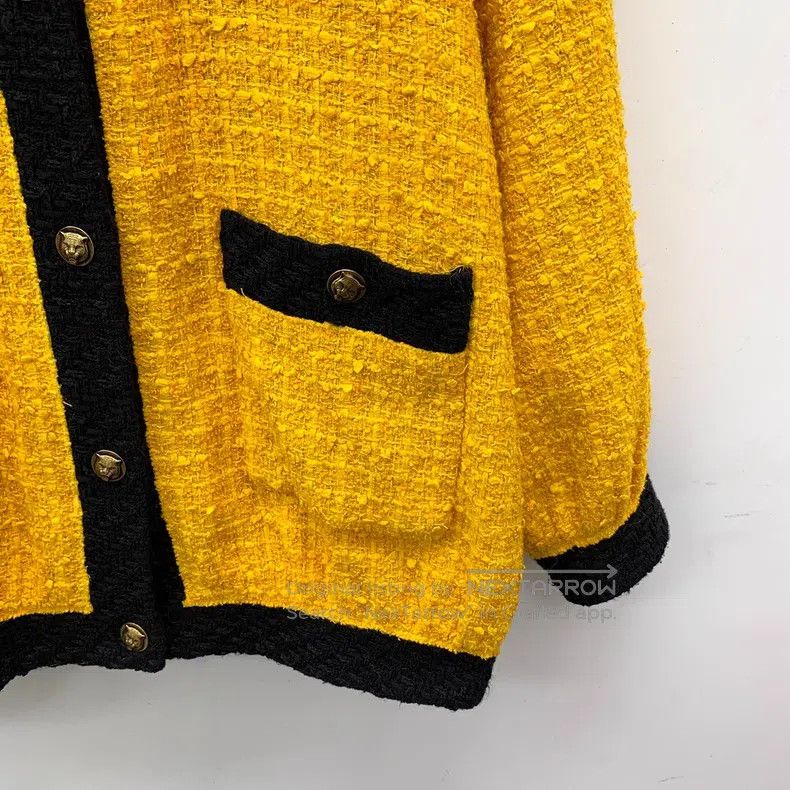Gucci Gucci Yellow cotton round-neck single-breasted long-sleeve Size XS / US 0-2 / IT 36-38 - 4 Thumbnail