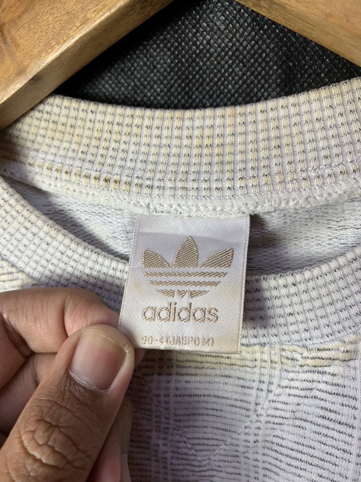 Adidas × Vintage 🔥Vintage Adidas Sweatshirt Jaspo 90s Y2K Size US M / EU 48-50 / 2 - 5 Thumbnail