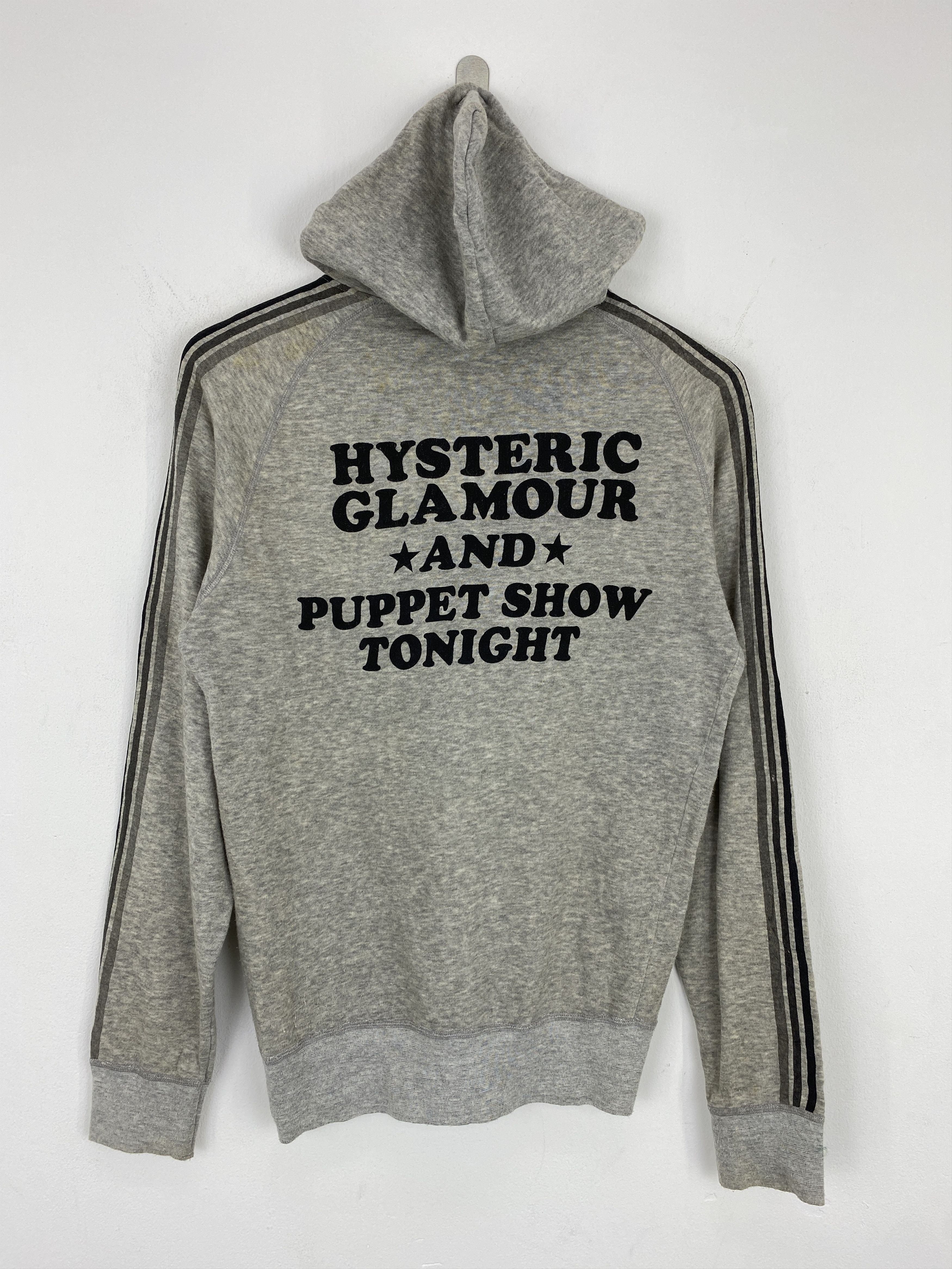 Designer × Hysteric Glamour × Vintage Vintage Hysteric Glamour Spell Out Backhit Hoodie J1963 Size US XXS / EU 40 - 2 Thumbnail