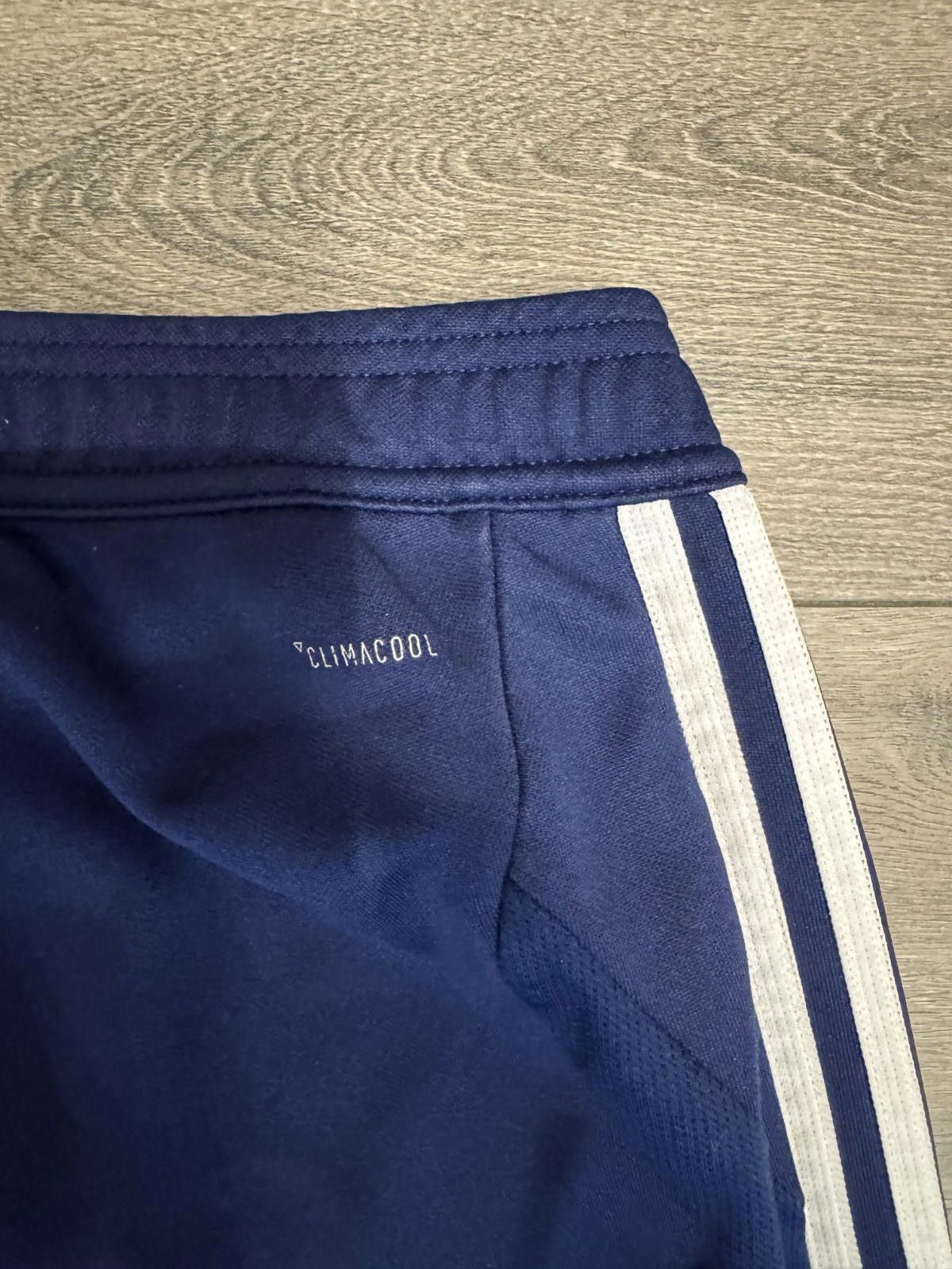 Adidas Adidas Track Pants Mens Large Navy Blue 3 Stripe Jogger Size US 32 / EU 48 - 4 Thumbnail