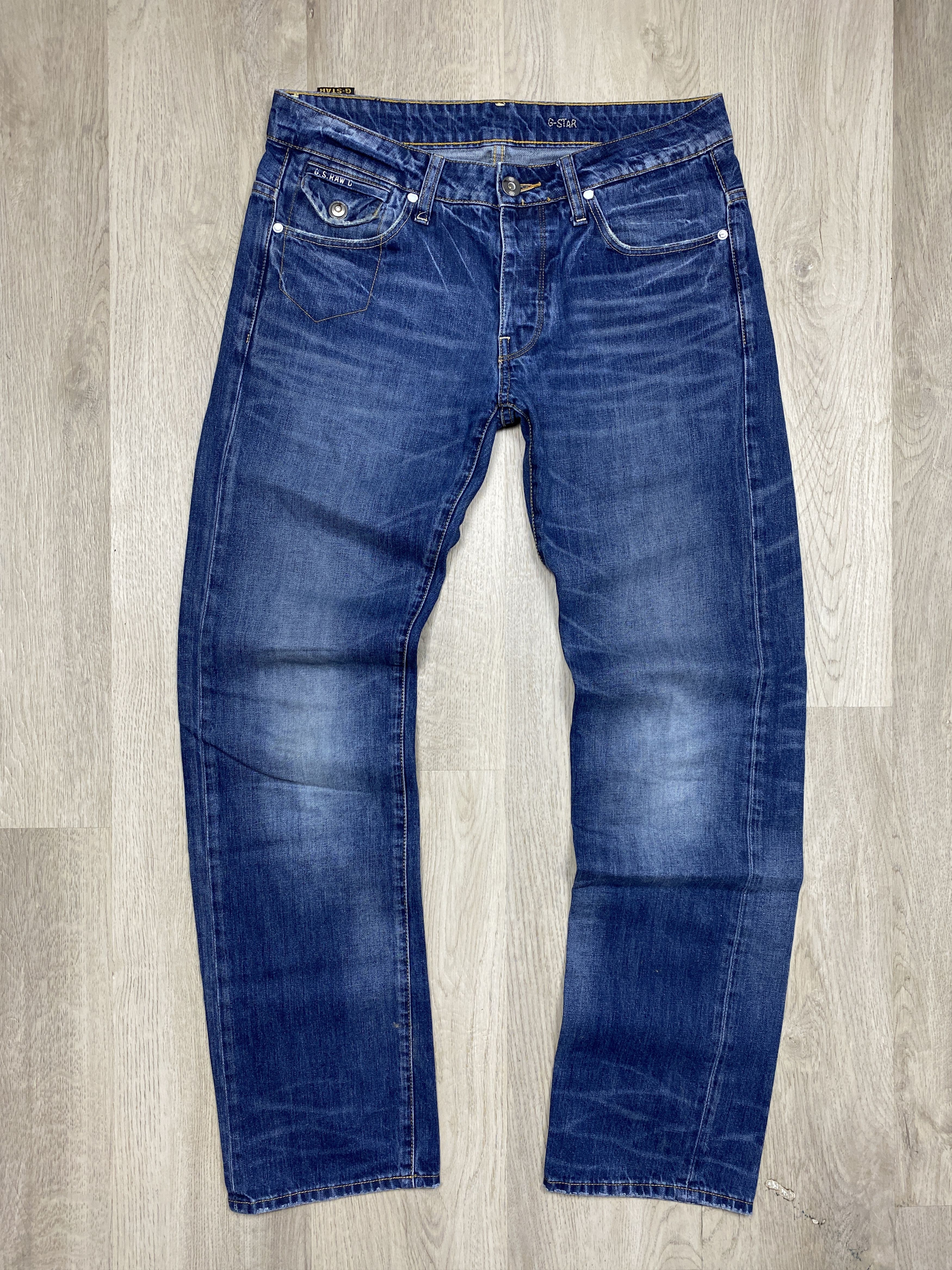 G-Star G Star Raw Mens Morris Low Straight Denim Pants Jeans Size US 31 - 1 Thumbnail