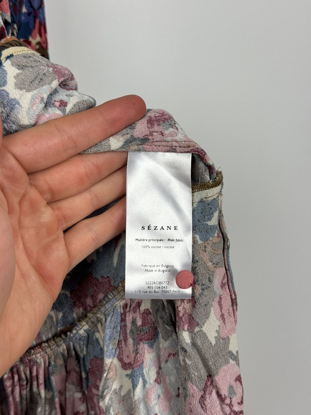 Sezane Sezane Aurena Floral Midi Dress Size XS / US 0-2 / IT 36-38 - 9 Thumbnail