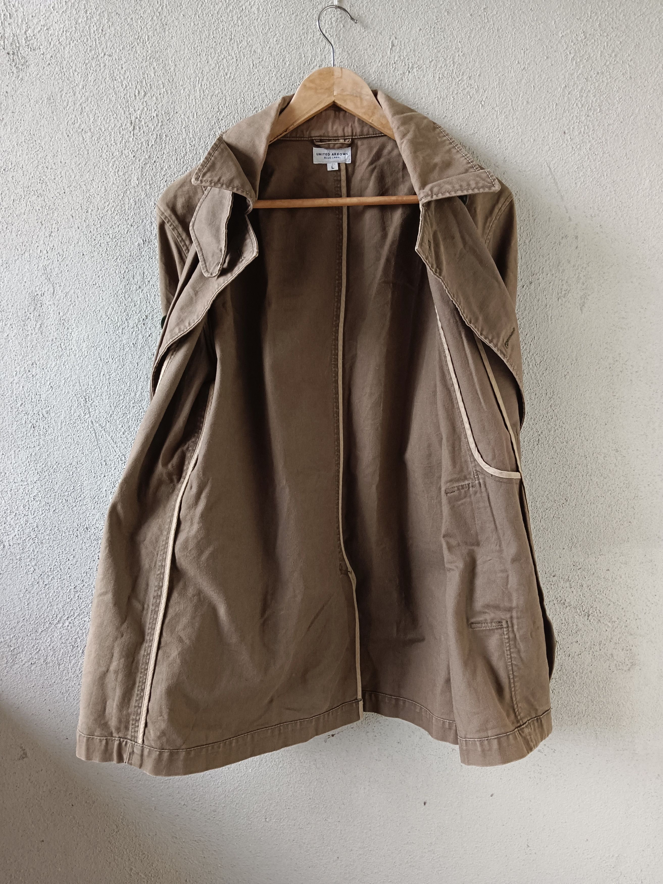 United Arrows Women's United Arrows Trench Coat Size M Made in Japan Size M / US 6-8 / IT 42-44 - 3 Thumbnail