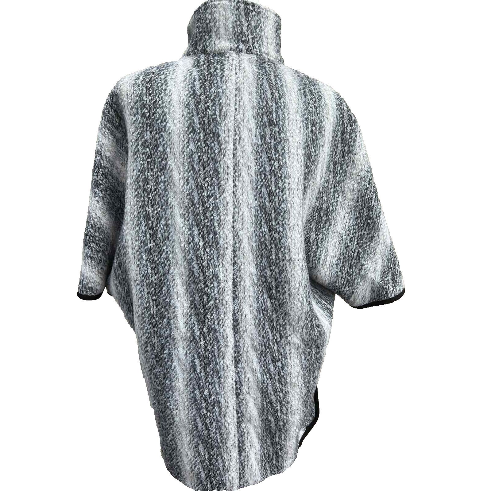 &Daughter RO&DE Women's classic Poncho cardigan Wool size S A000228 Size S / US 4 / IT 40 - 2 Thumbnail