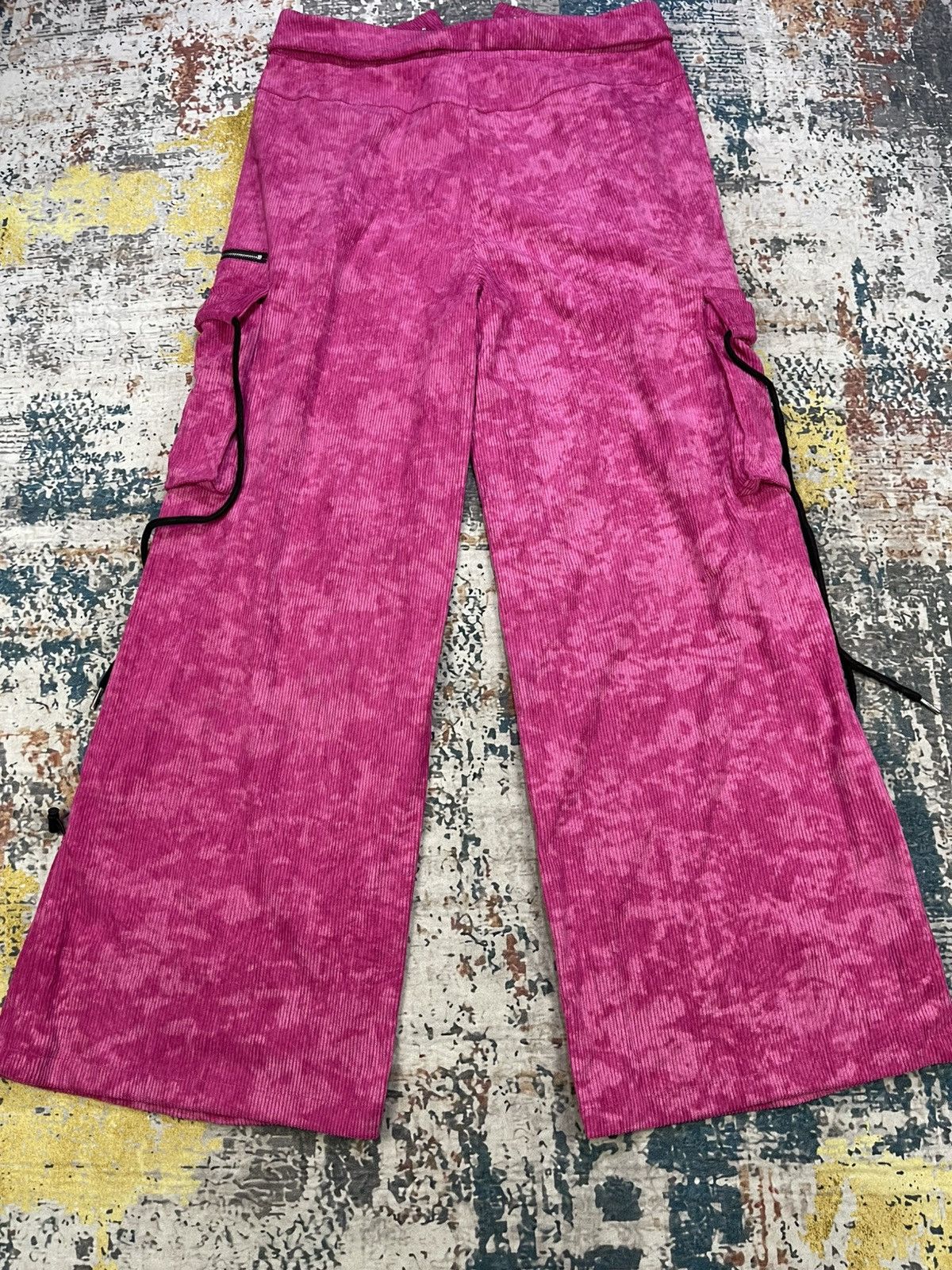 Japanese Brand Trendy🔥High Waist Flared Baggy Cargo Pants Size 32" / US 10 / IT 46 - 8 Thumbnail