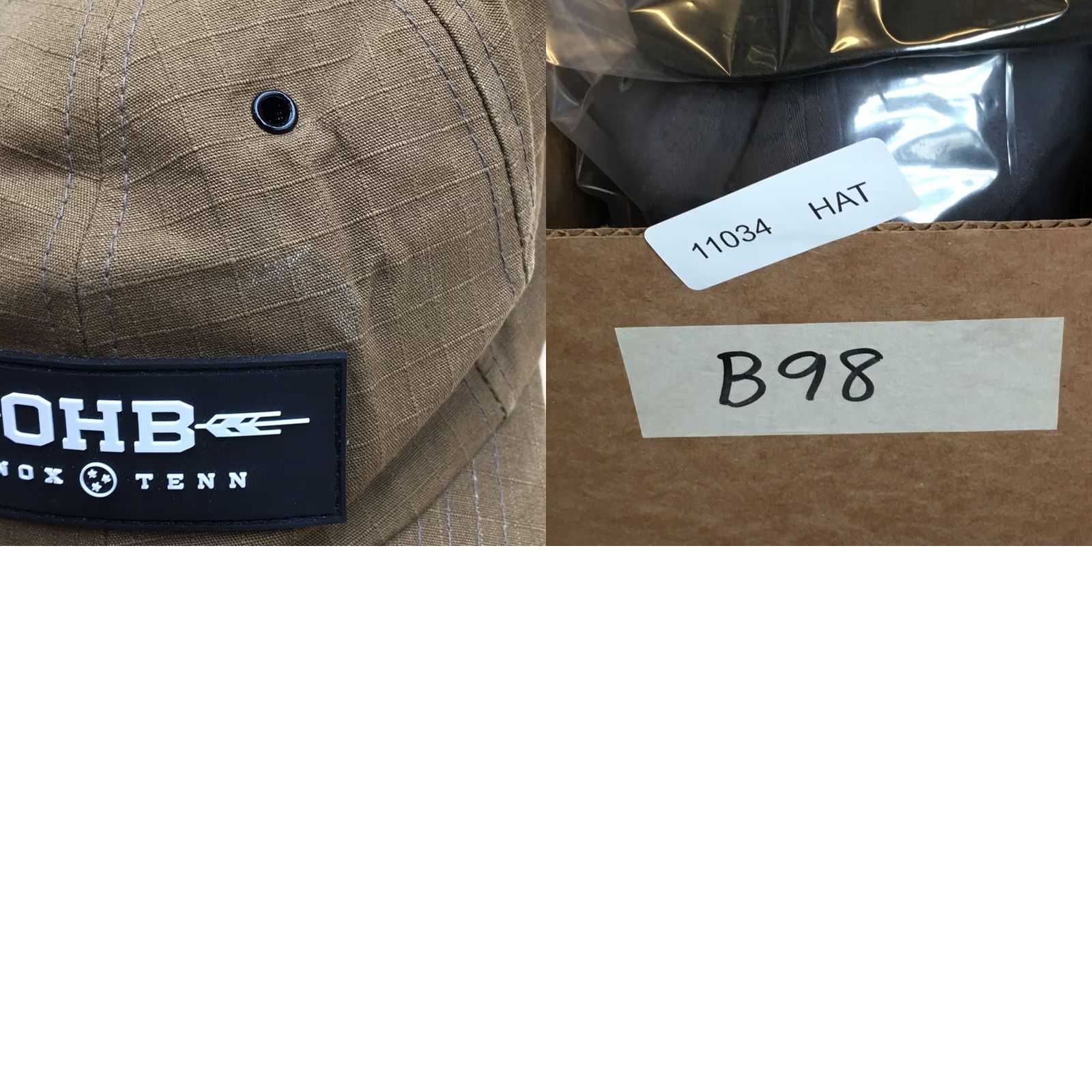 Vintage OHB Knoxtenn Baseball Cap Hat Mens Brown OS Adjustable Curved Brim Richardson Size ONE SIZE - 9 Thumbnail