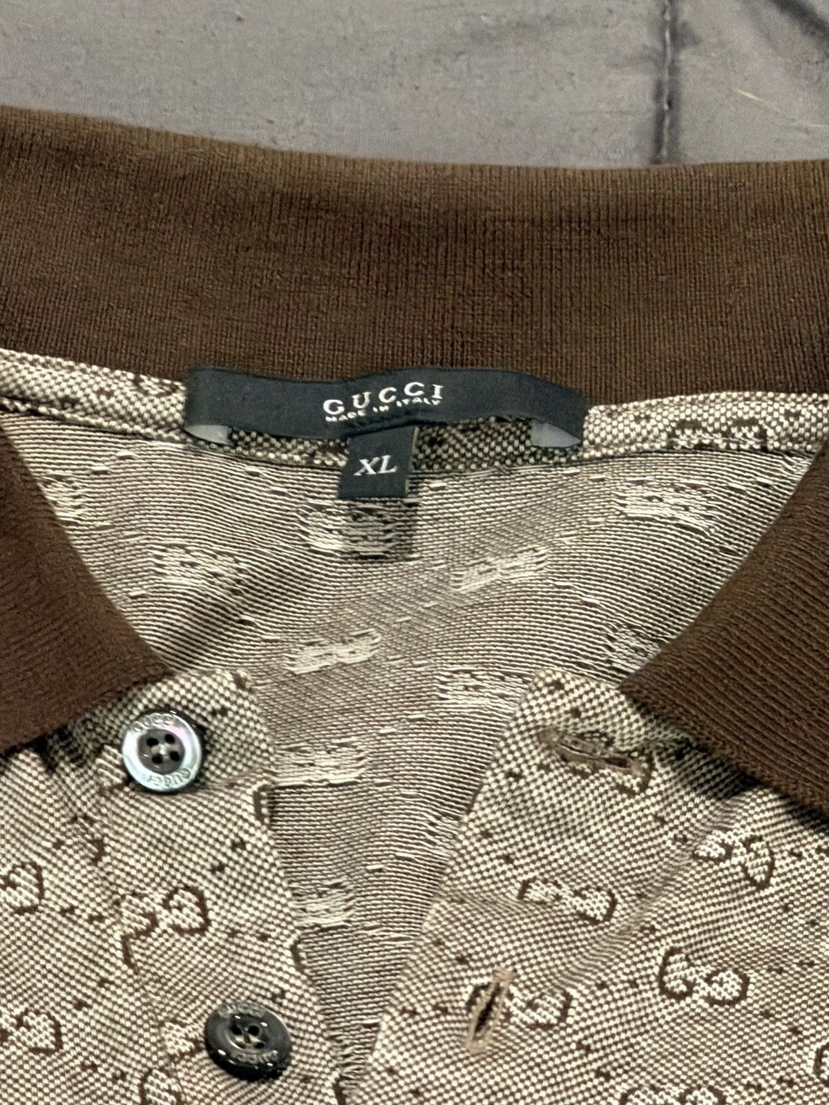 Gucci Gucci monogram shirt Size US XL / EU 56 / 4 - 2 Thumbnail