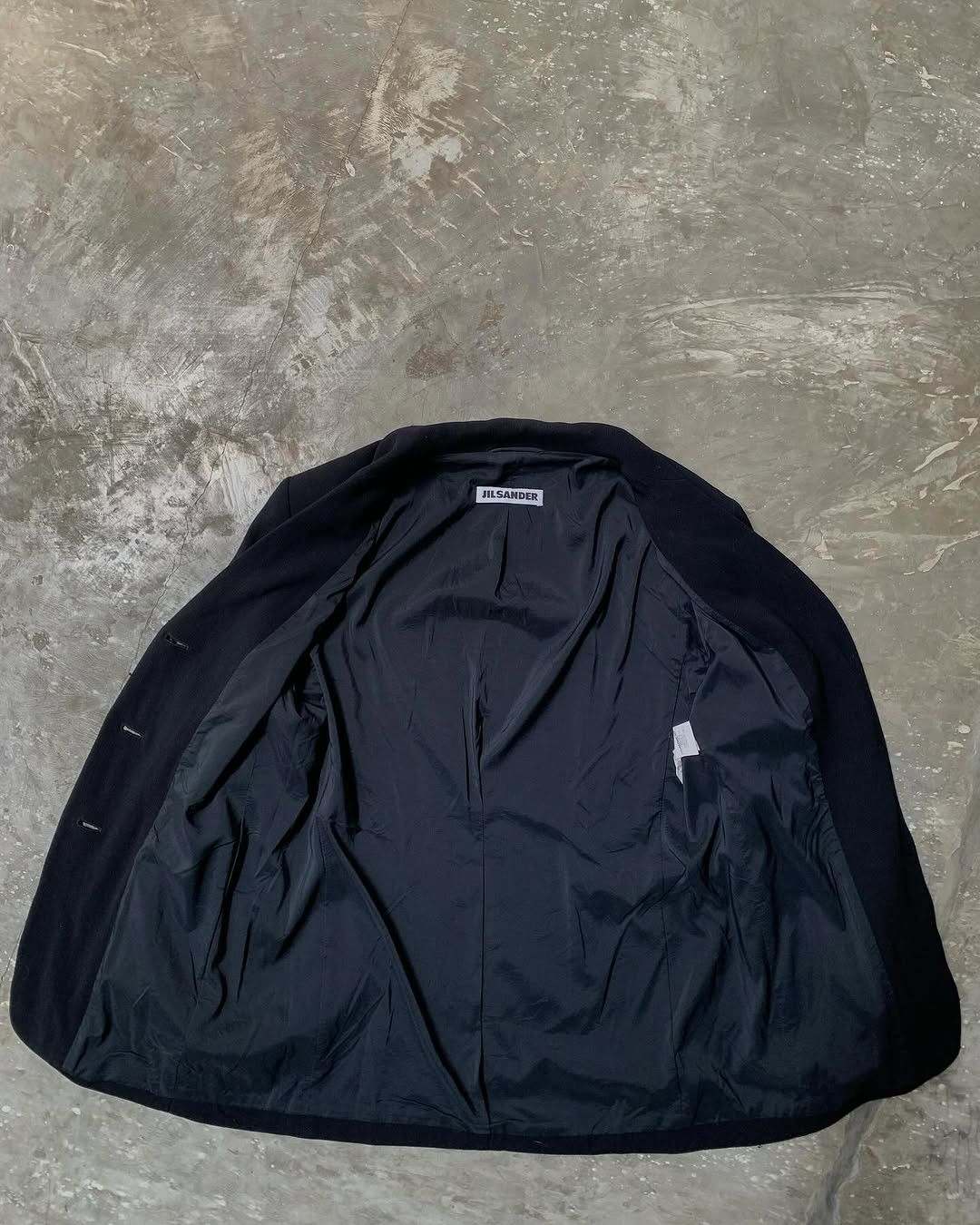 Designer × Jil Sander Jil Sander - Wool Black Blazer Size 38R - 4 Thumbnail