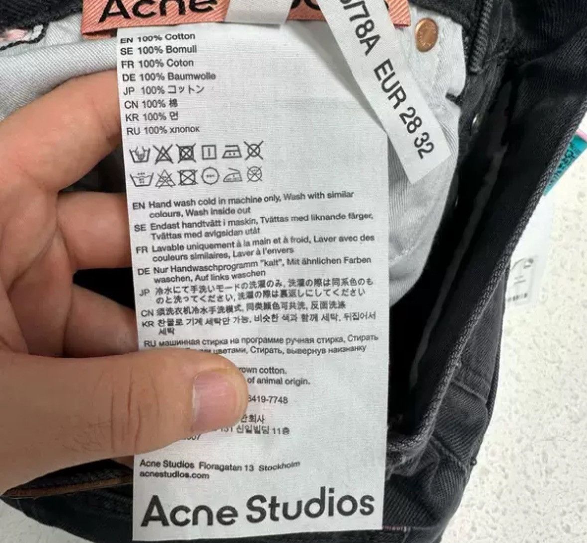 Acne Studios Acne studios Tannin series micro-cut jeans Size US 28 / EU 44 - 6 Thumbnail