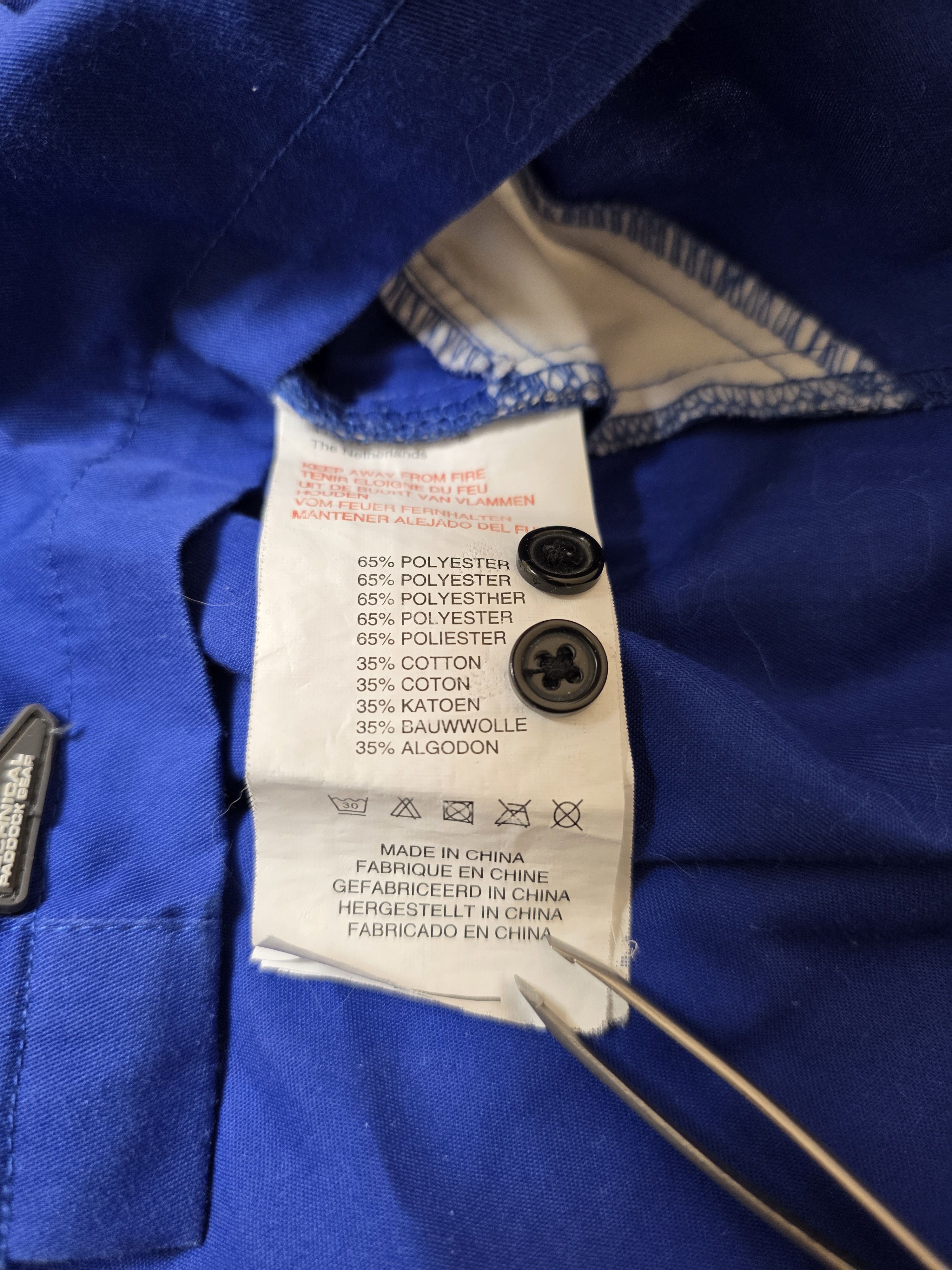 Formula 1 YAMAHA RACING VINTAGE SHIRT MOTOGP SHIRT CLASSIC BUTTON Size US XL / EU 56 / 4 - 9 Thumbnail