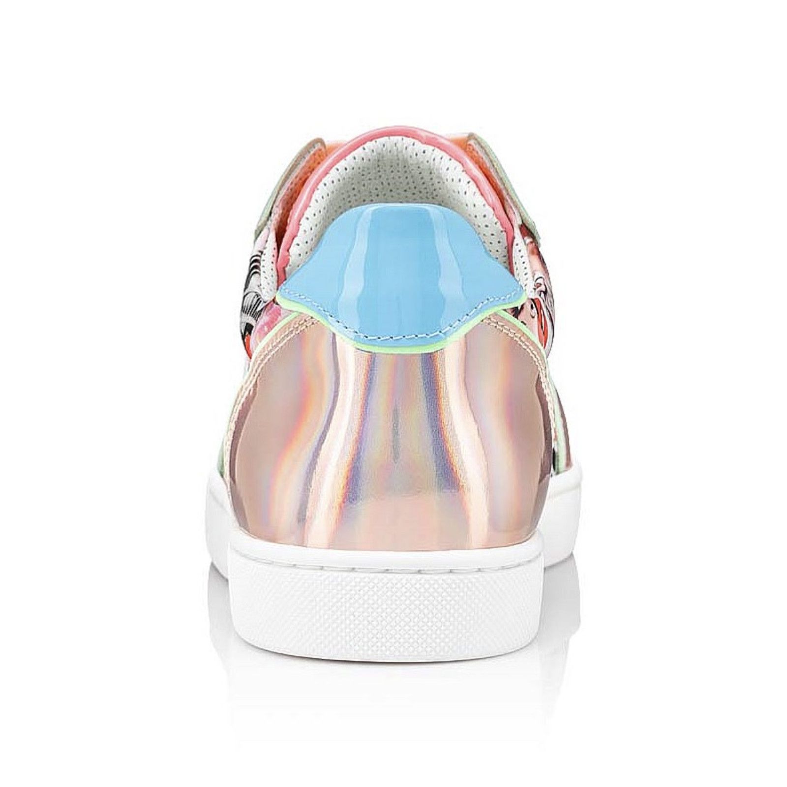 Christian Louboutin Vieira Flat Patent Oh Xtian Multicolor Low Top Sneaker 40.5 Size US 10.5 / IT 40.5 - 10 Thumbnail