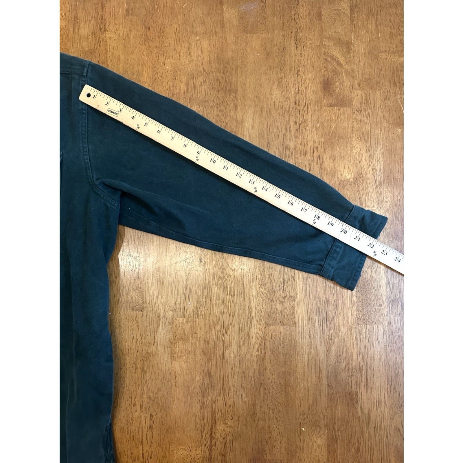 Levi's Levi’s Shacket Men XL Navy Blue Insulated Canvas Cotton Button Lined Pockets Mid-Length Jacket Solid Navy Blue Size US XL / EU 56 / 4 - 7 Thumbnail