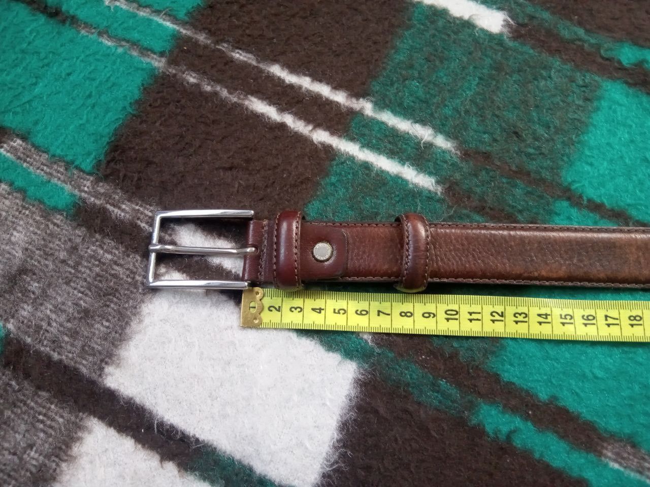 Vera Pelle Vera Pelle Hand Made Leather Belt Size ONE SIZE - 4 Thumbnail