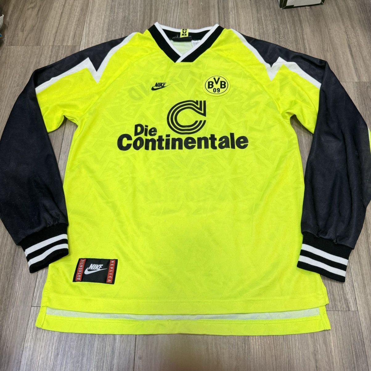 Vintage Dortmund 95/96 Longsleeves home shirt #6 Sammer Size US S / EU 44-46 / 1 - 1 Thumbnail
