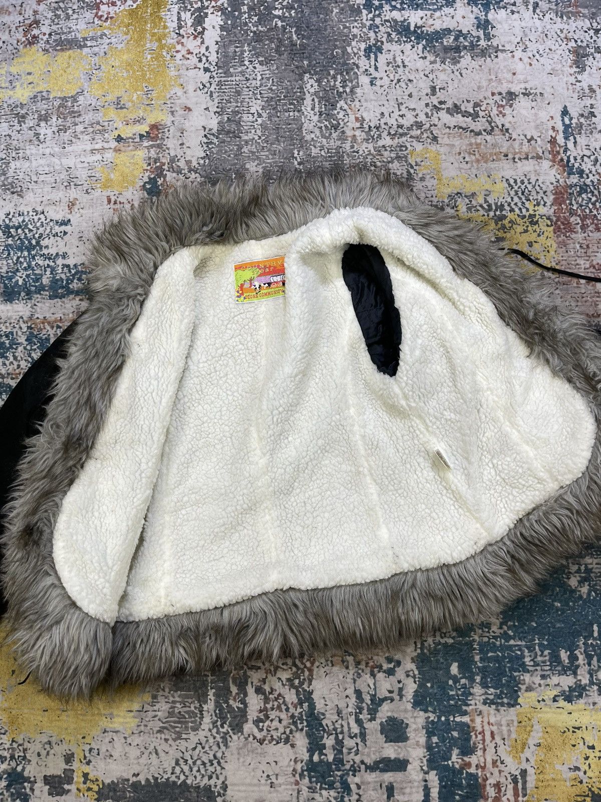 Hysteric Glamour Ozone Community Suede Leather Faux Fur Penny Lane Jacket Size S / US 4 / IT 40 - 9 Thumbnail