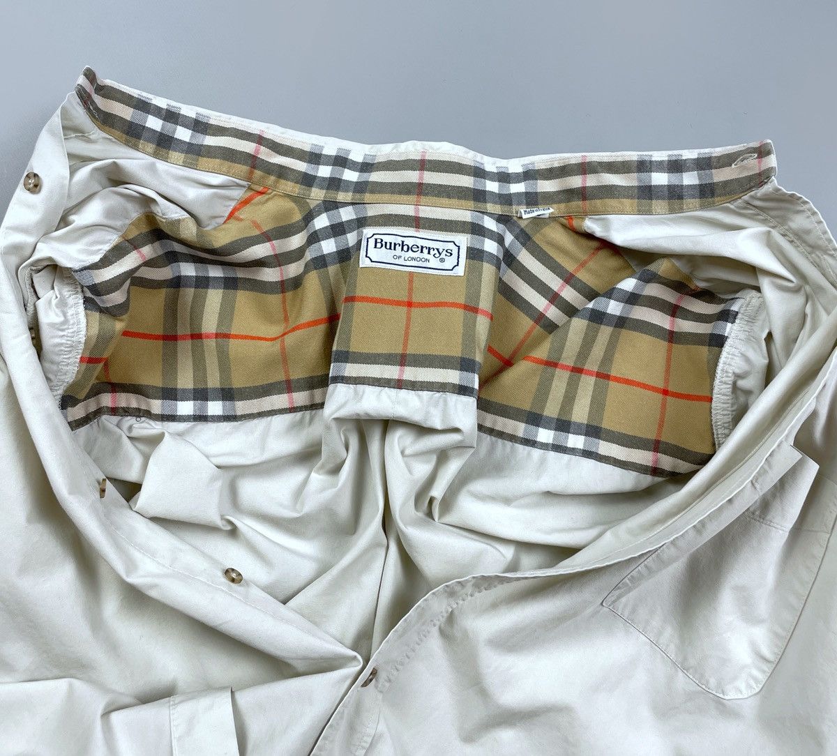 Burberry Vintage Burberry's London Pocket LS Nova Check Shirt Size XL Size US XL / EU 56 / 4 - 13 Thumbnail
