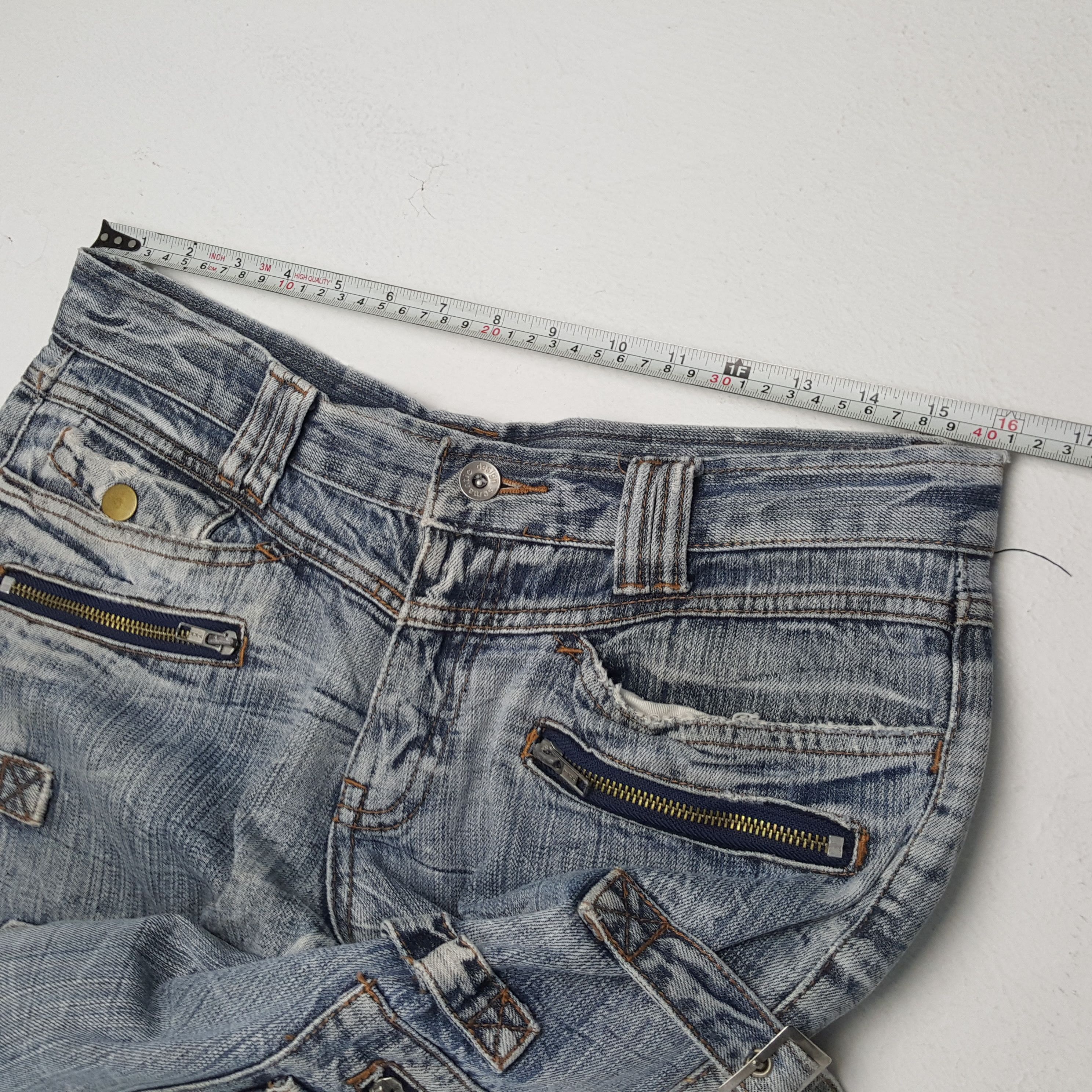 semanticdesign SEMANTIC DESIGN Rare Design Fashion Rock Punk Style Jeans Size 32" / US 10 / IT 46 - 7 Thumbnail