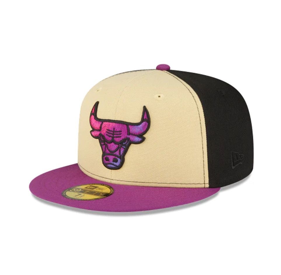 image of New Era Chicago Bulls Tri-Color 59Fifty Fitted Cap, Men's
