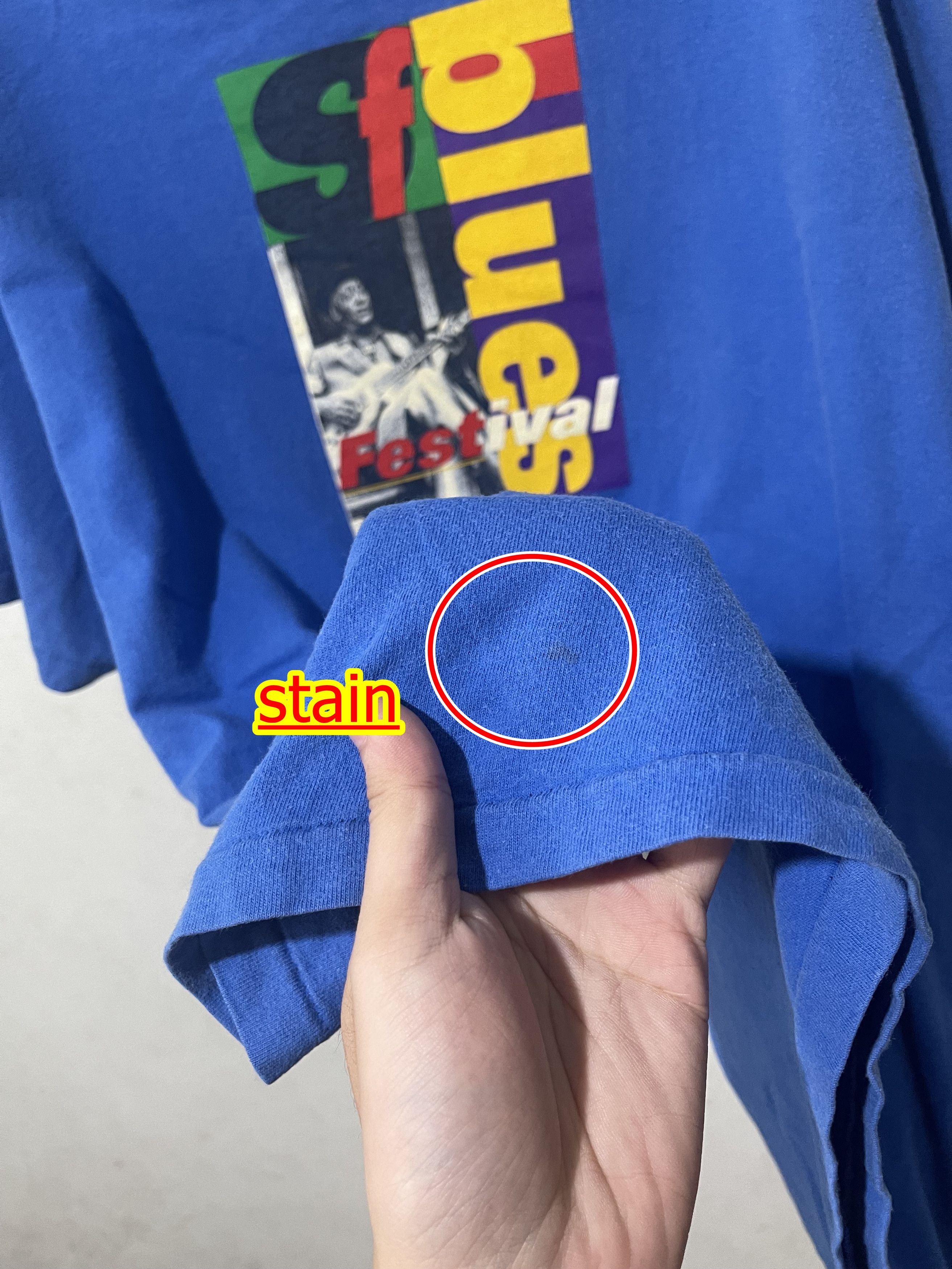 Jazz Cartier × Vintage Vintage 90s San Francisco Blues Festival Shirt Size US XL / EU 56 / 4 - 6 Thumbnail