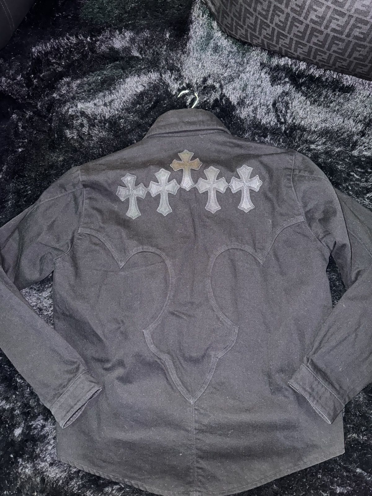 Chrome Hearts Chrome Hearts Black denim shirt S Size US S / EU 44-46 / 1 - 2 Thumbnail
