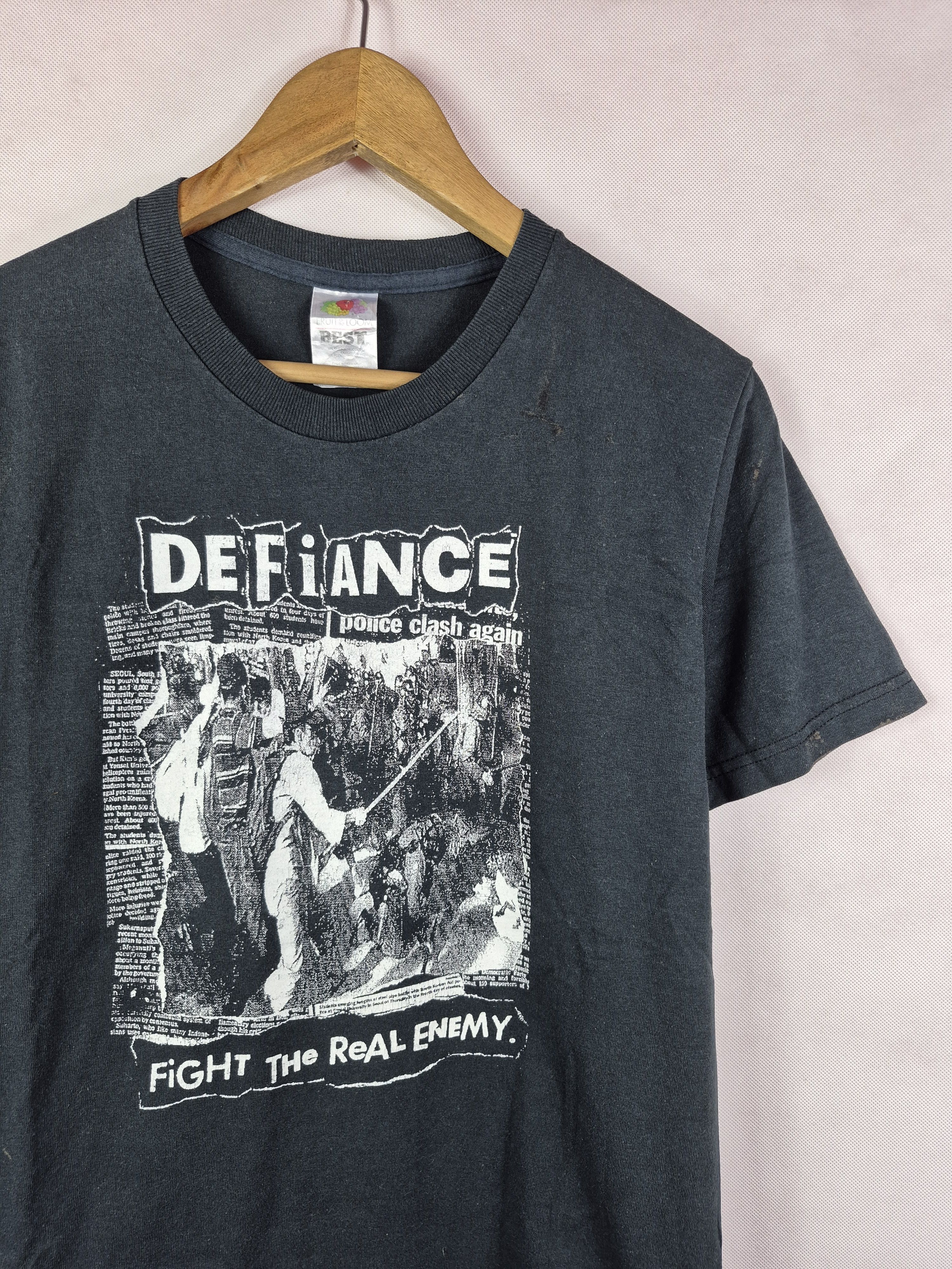Band Tees 🔥 Vintage Defiance Anarchy Street Punk Band Tee Size US S / EU 44-46 / 1 - 2 Thumbnail