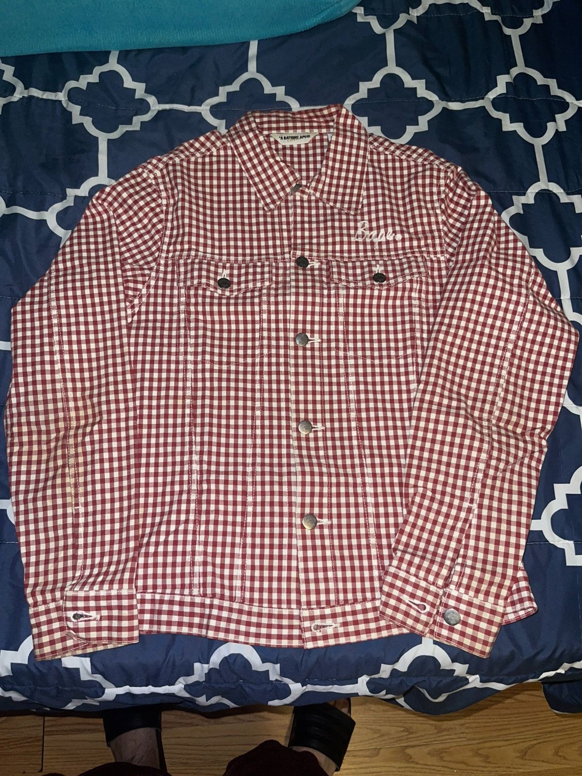 Bape Bape plaid tucker jacket Size US M / EU 48-50 / 2 - 1 Thumbnail
