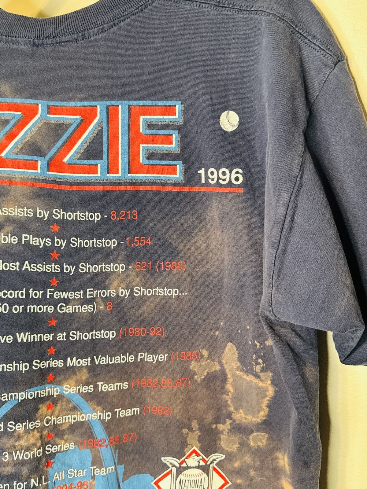 MLB × Pro Player × Vintage Vintage Pro Player 1996 Ozzie Smith Tee St. Louis Cardinals Size US XL / EU 56 / 4 - 13 Thumbnail