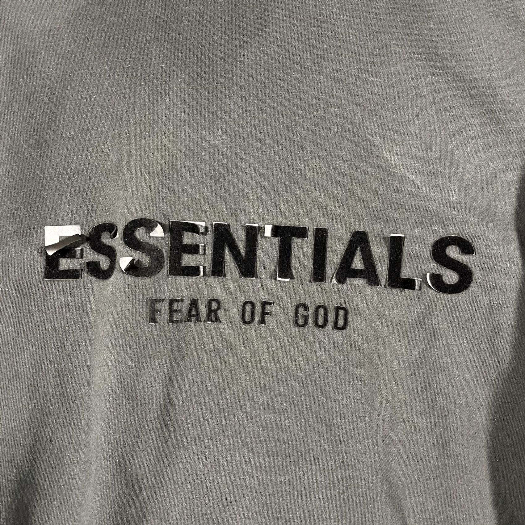 Vintage Essentials Fear of God Hoodie Mens Large Black FOG Faded Distressed Sweatshirt Size US L / EU 52-54 / 3 - 5 Thumbnail