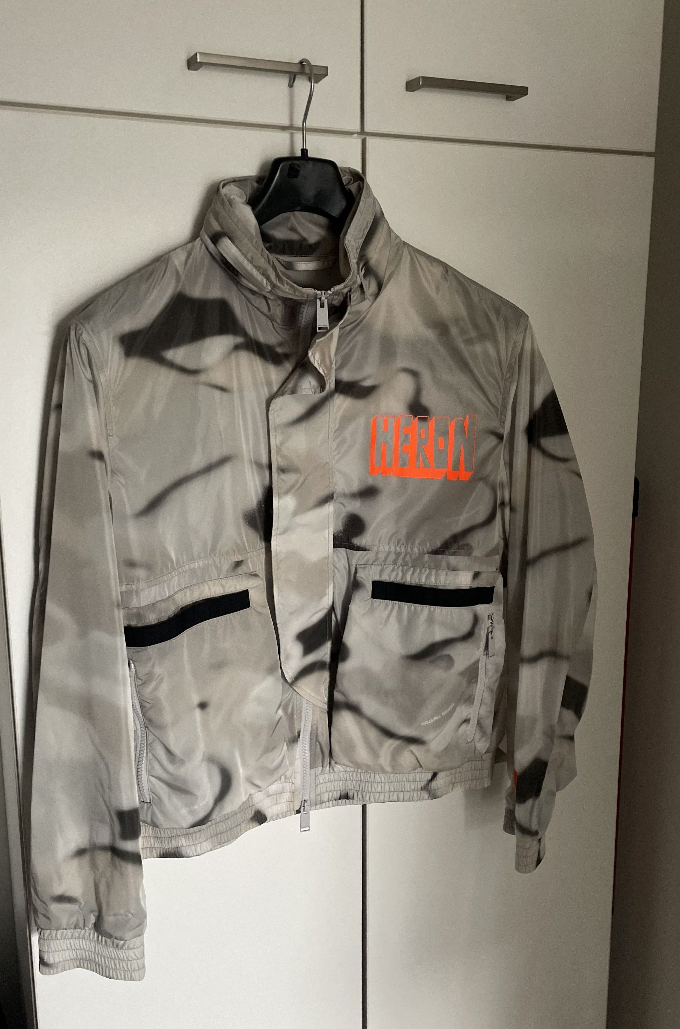 Heron Preston Heron Preston SS20 Camouflage Print Windbreaker Size US M / EU 48-50 / 2 - 1 Thumbnail