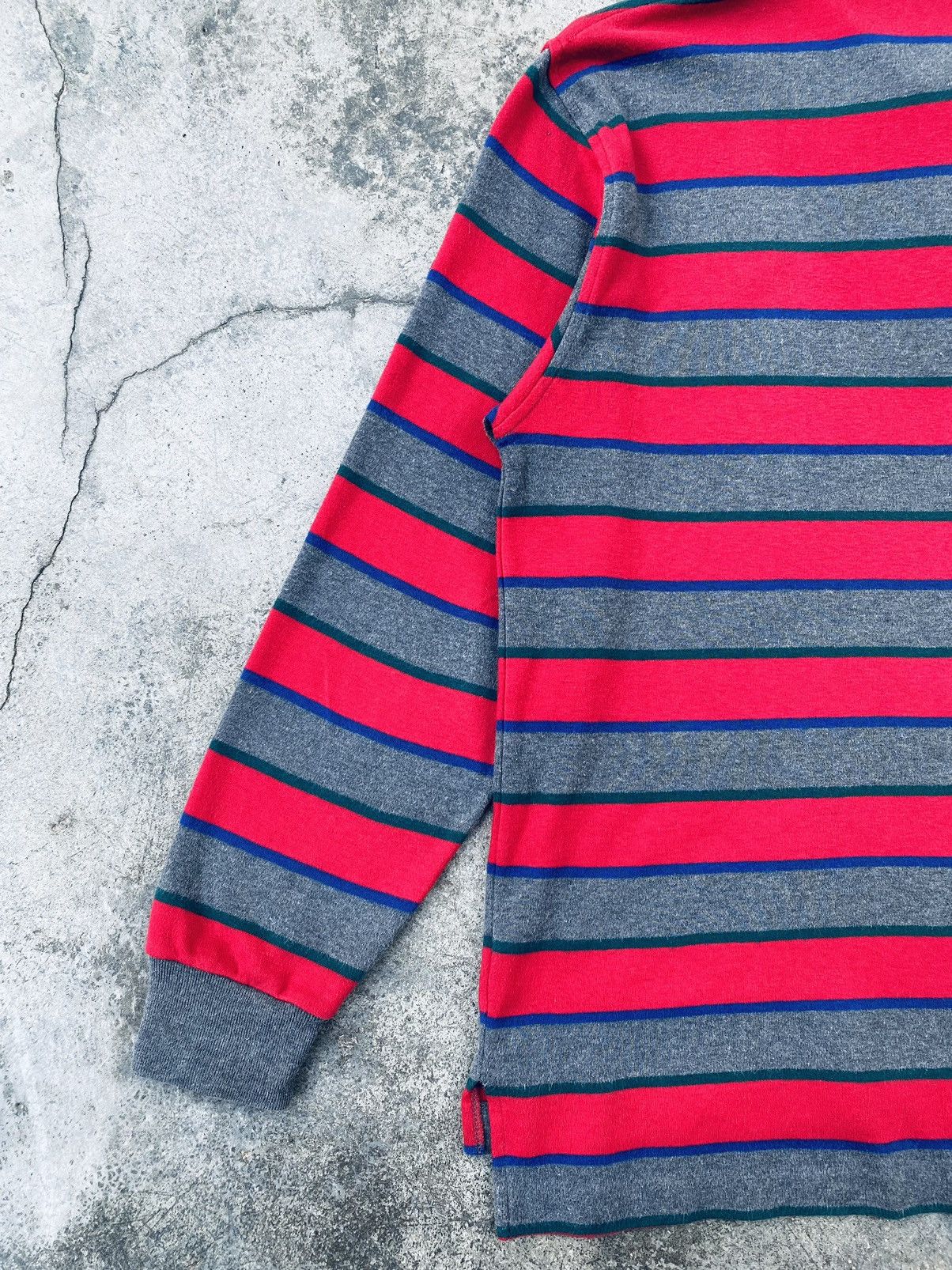 Yves Saint Laurent Vintage 80s Yves Saint Laurent Striped long Sleeve Size US XL / EU 56 / 4 - 12 Thumbnail