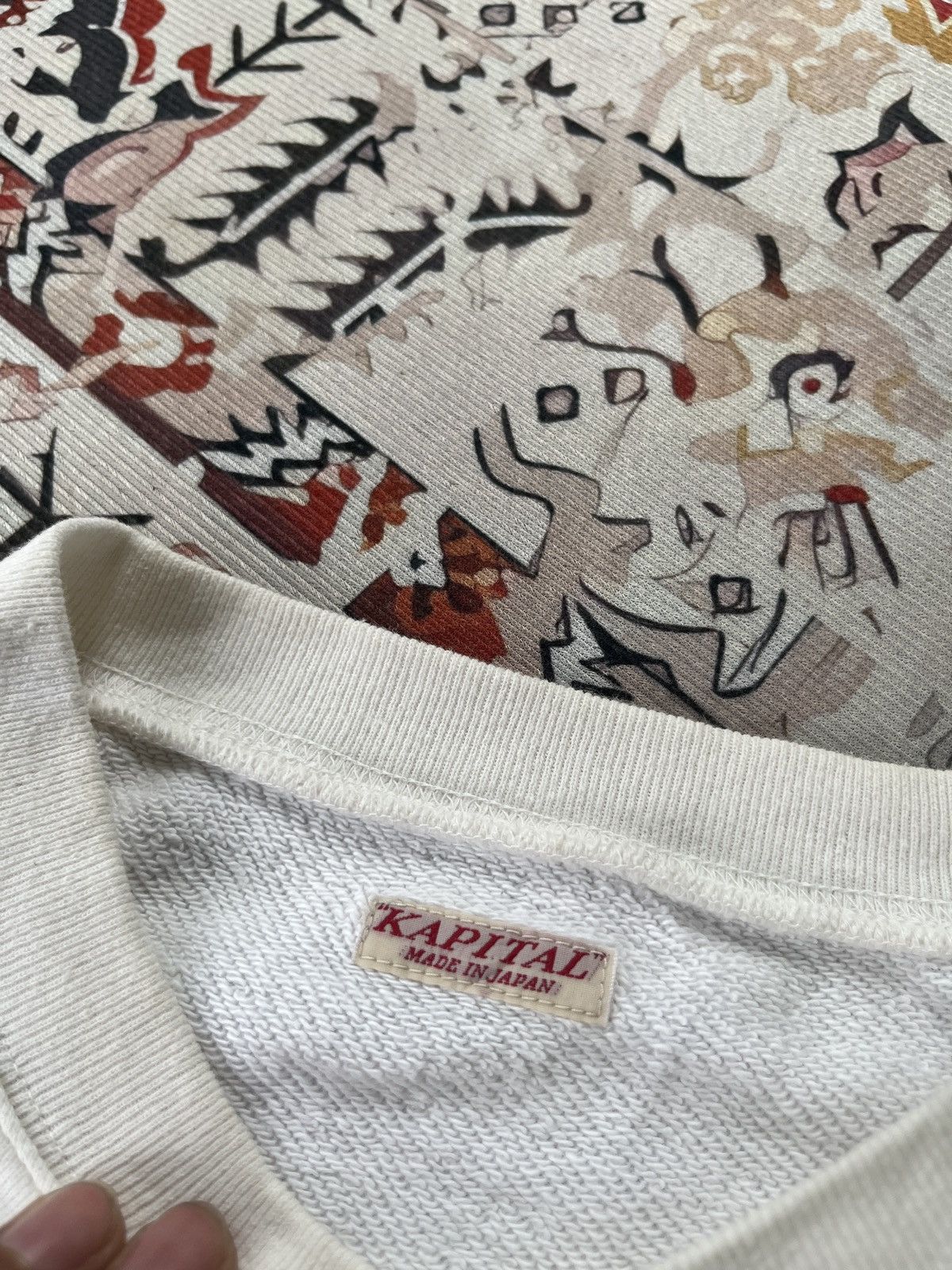 Kapital KAPITAL Smiley face crewneck sweatershirt Size US M / EU 48-50 / 2 - 4 Thumbnail