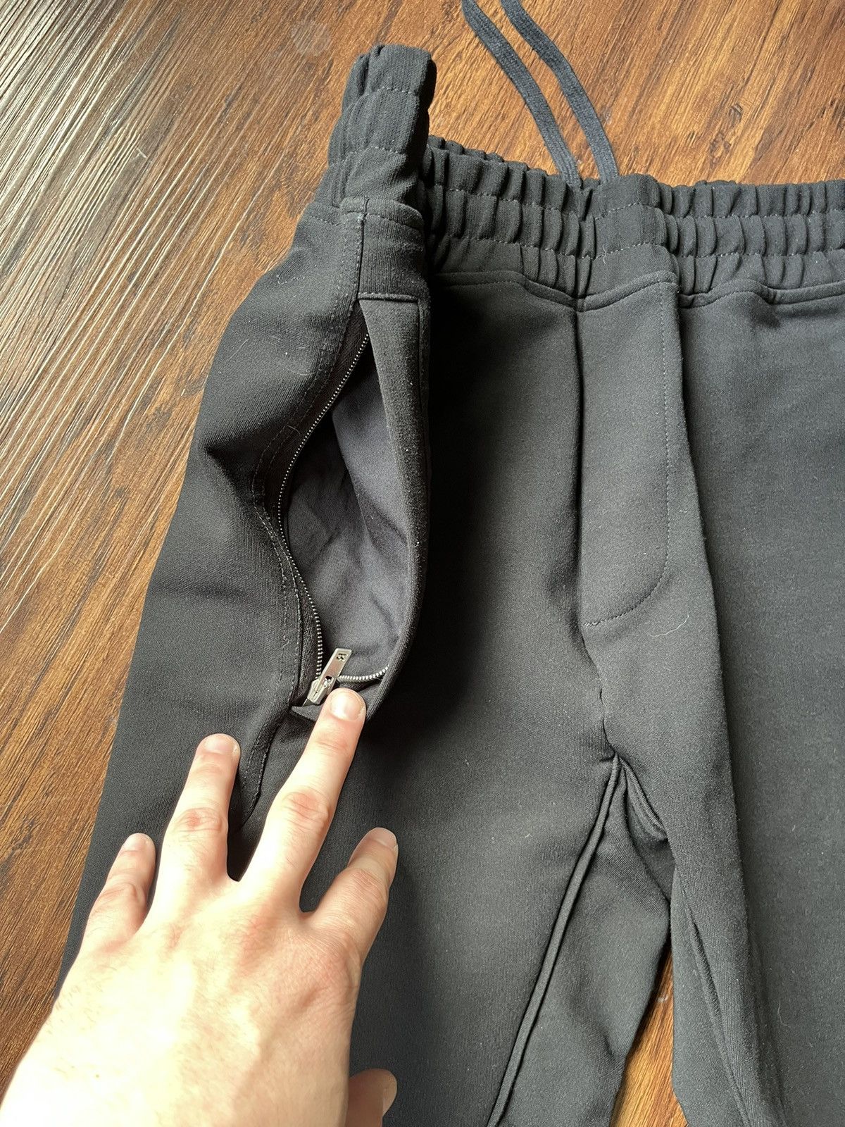 Represent Clo. REPRESENT PAST BLACK SPLIT PANTS Size US 34 / EU 50 - 4 Thumbnail