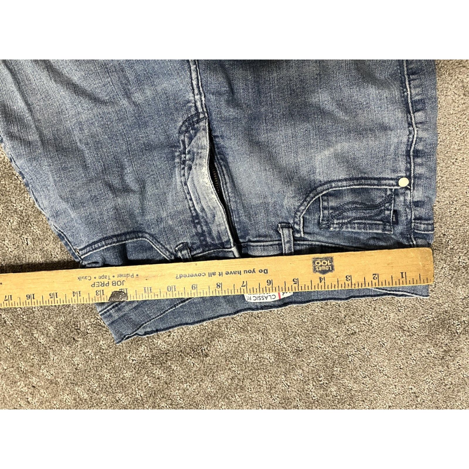 Lee LEE CLASSIC FIT Jeans Women’s 26x31 Straight Leg Blue At The Waist Size 26" / US 2 / IT 38 - 6 Thumbnail
