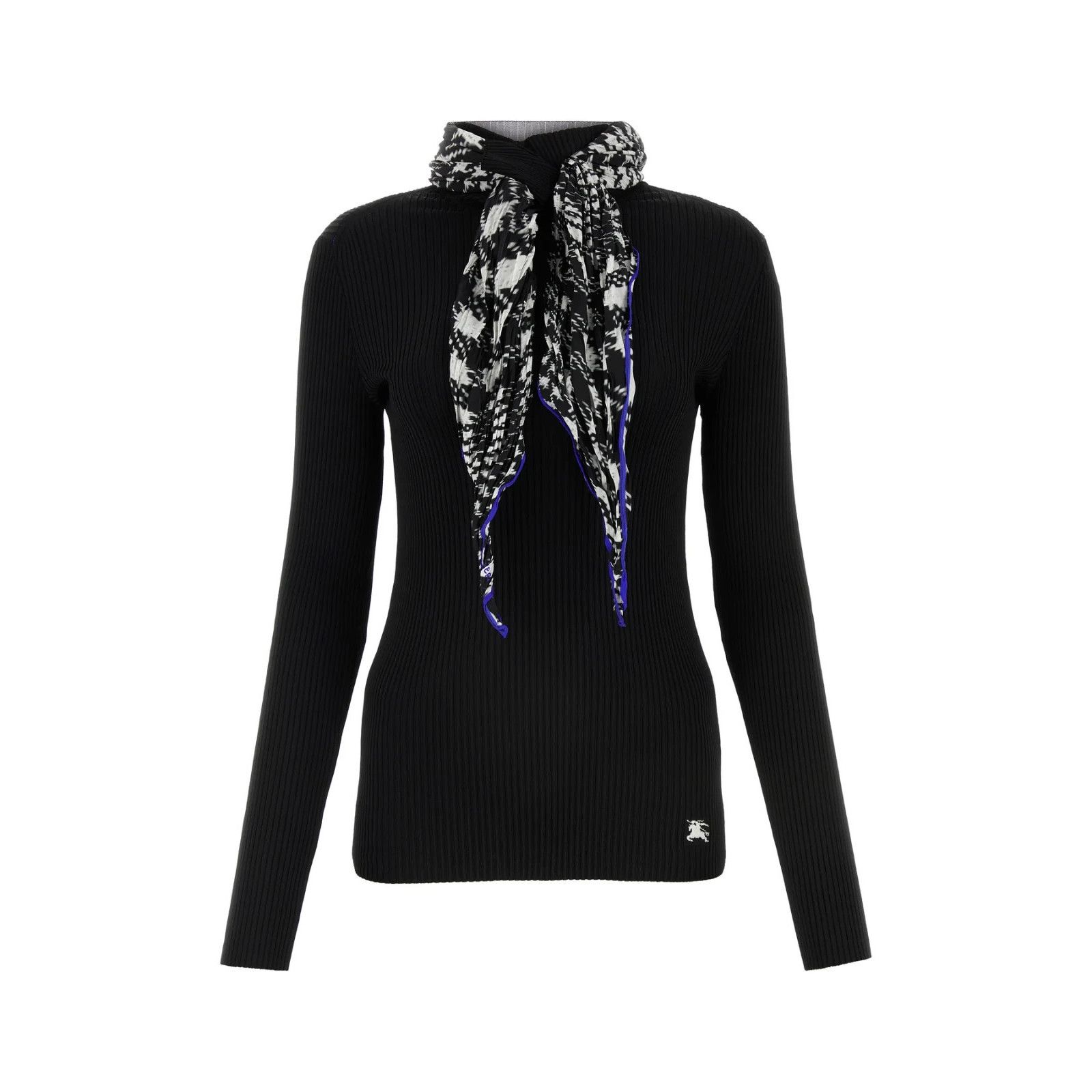 BURBERRY Black Viscose Blend Sweater New & Authentic (Women'