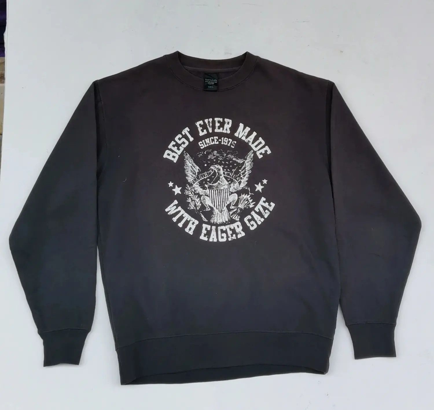Japanese Brand Best Ever Made With Eager Gaze Big Logo Sweatshirt Size US L / EU 52-54 / 3 - 1 Thumbnail