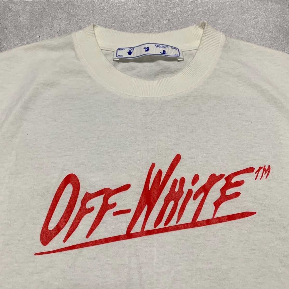 Off-White Off White Small Caravaggio Till The End White Tee Virgil Size US S / EU 44-46 / 1 - 4 Thumbnail