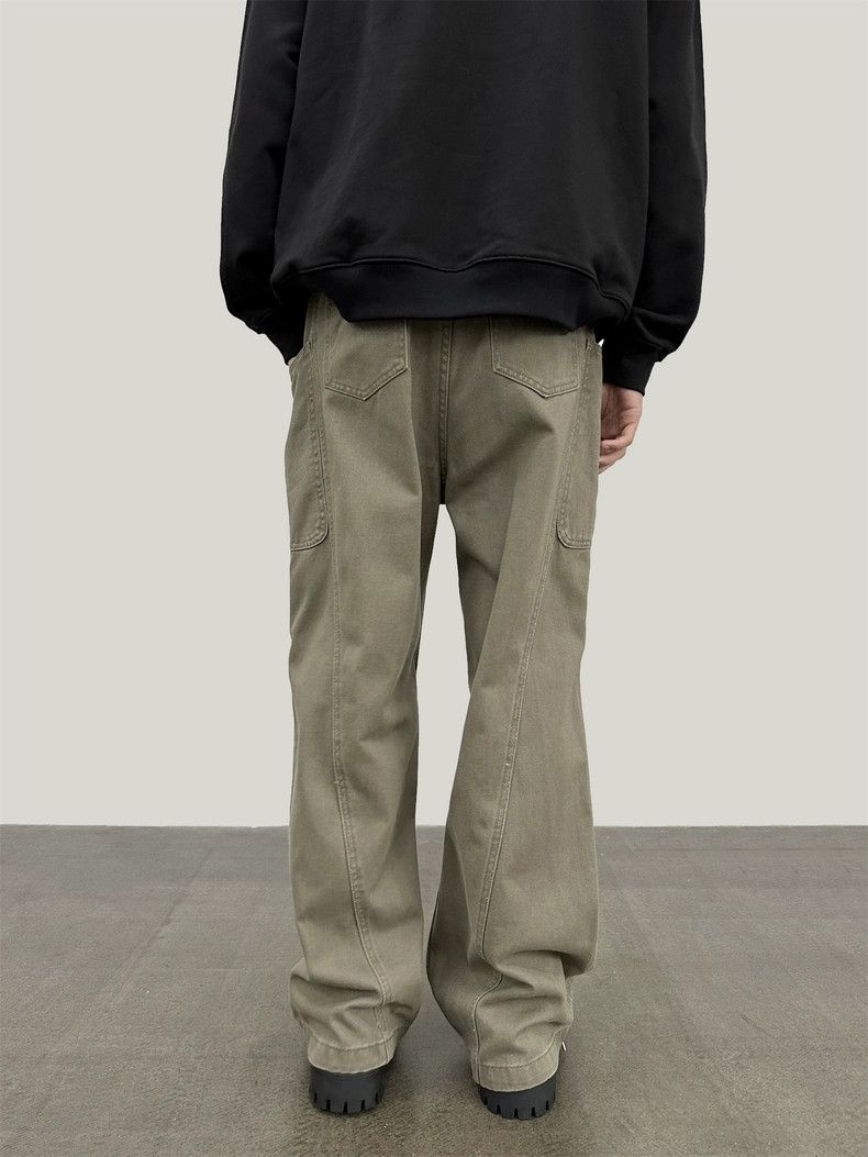 Designer × Vintage washed faded baggy patchwork cargo pants Size US 26 / EU 42 - 2 Thumbnail