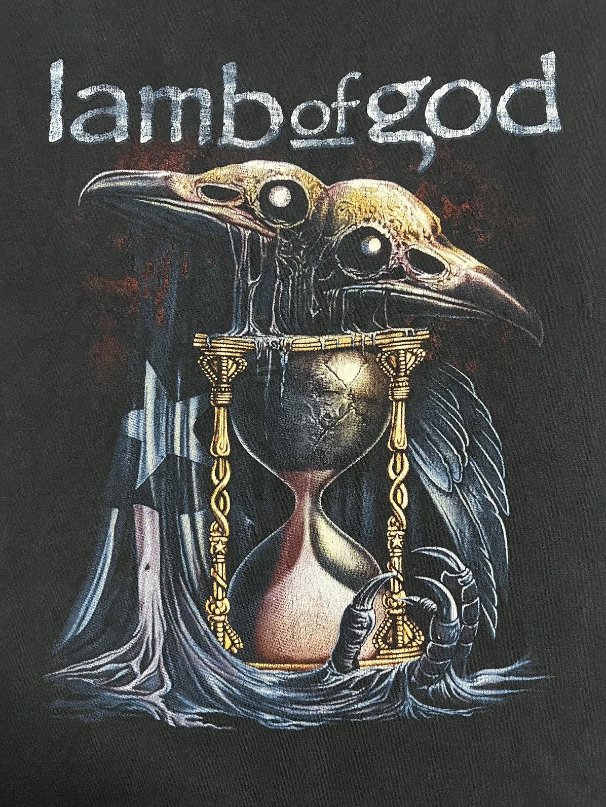 Band Tees Lamb of God Raven Skull Graphic Band Tee Black L Size US L / EU 52-54 / 3 - 13 Thumbnail